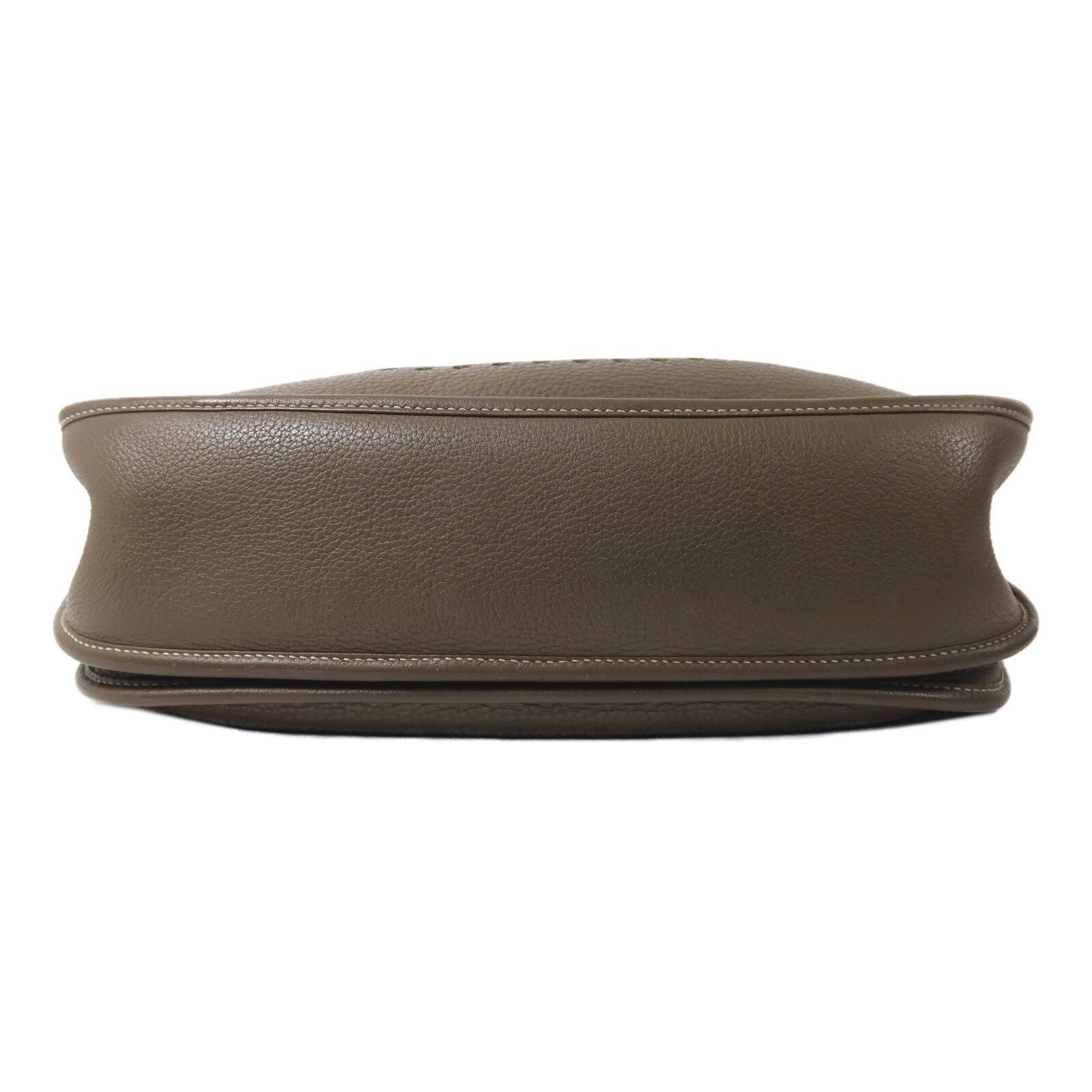 HERMES Clemence皮革Evelyne PM肩背袋Etoupe