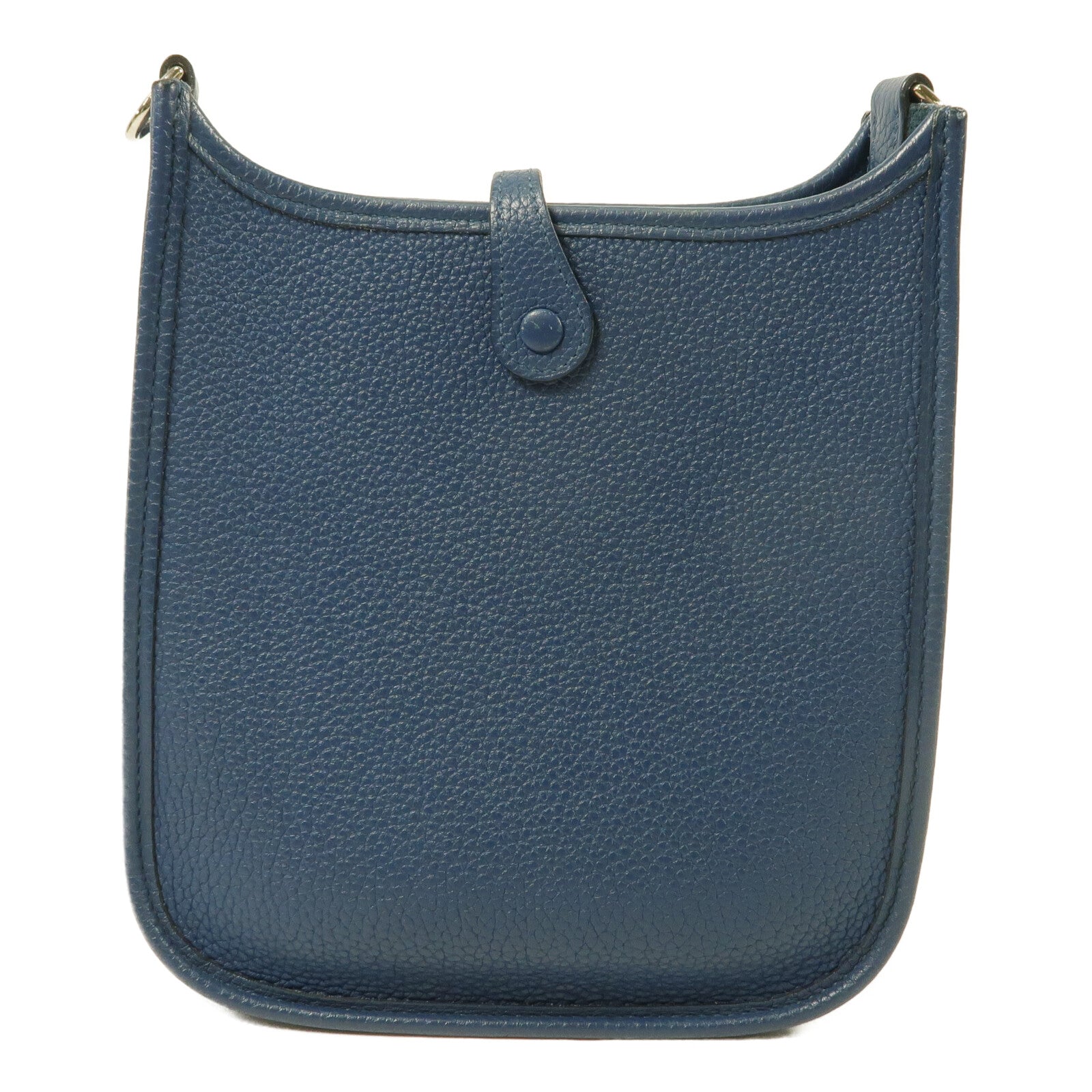 HERMES Clemence皮革Evelyne TPM肩背袋Bleu De Prusse