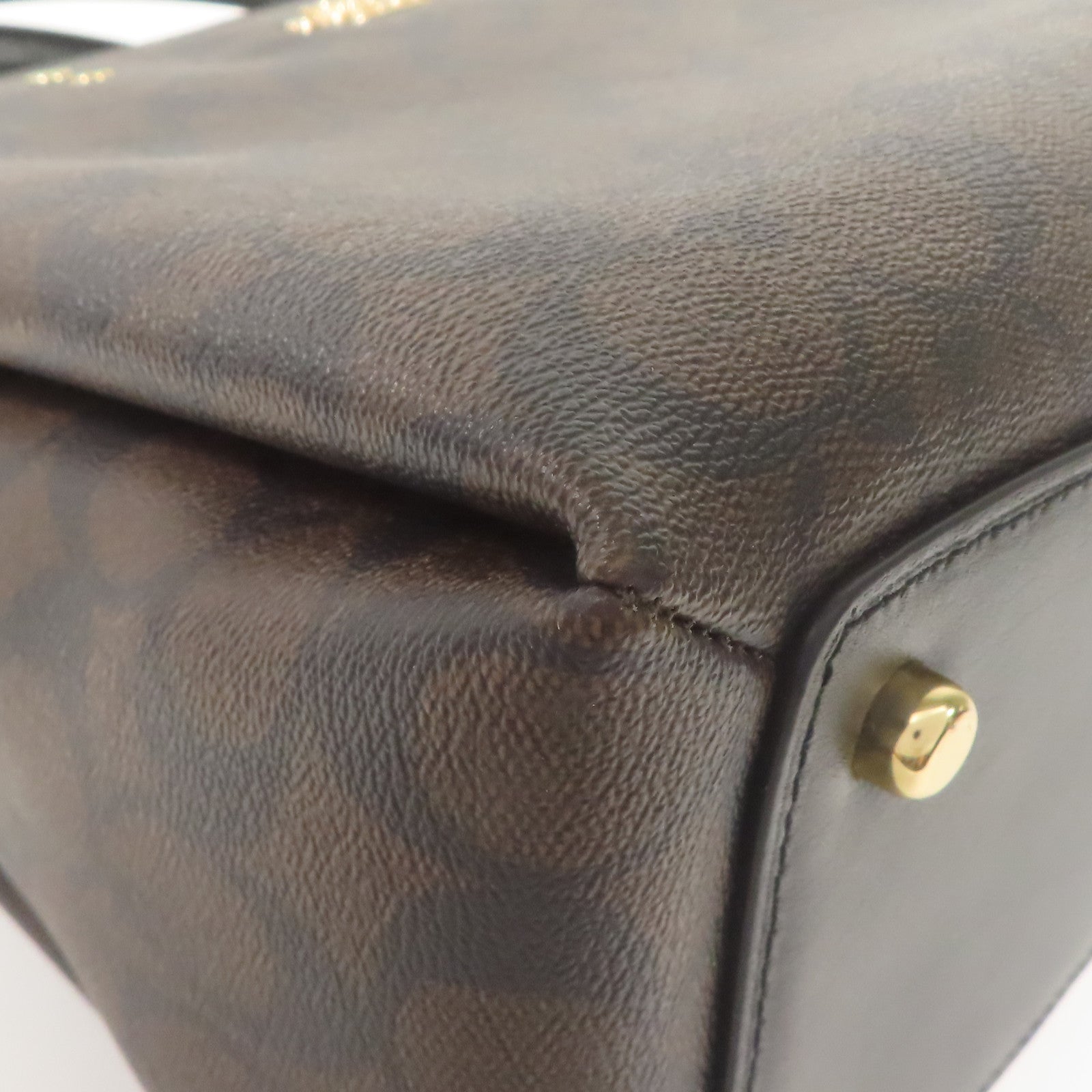 COACH 塗層帆布Shoulder Bag金扣手挽肩背兩用袋
