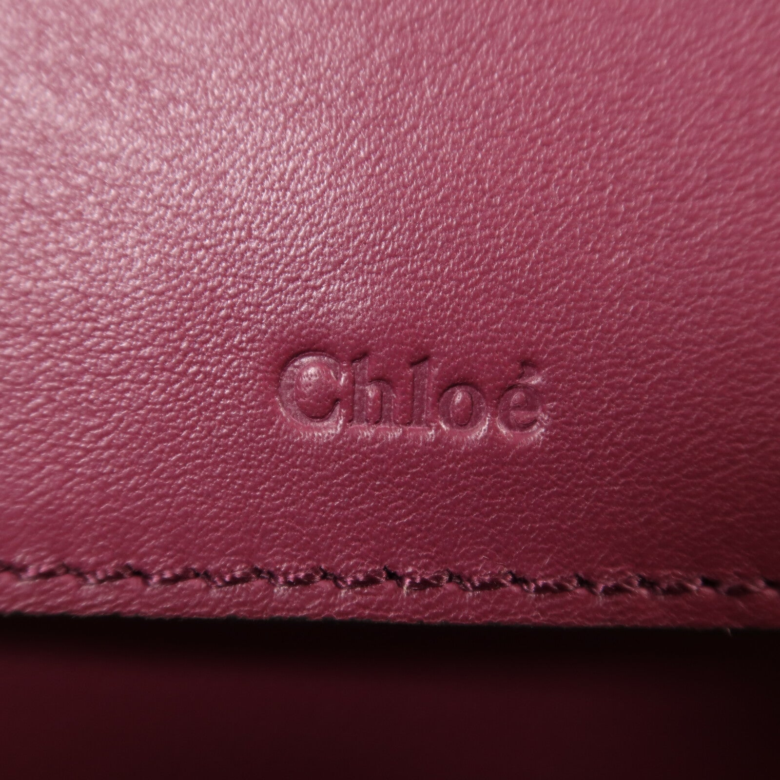 Chloe 牛皮皮革Mini C Bag金扣鏈帶手挽肩背兩用袋