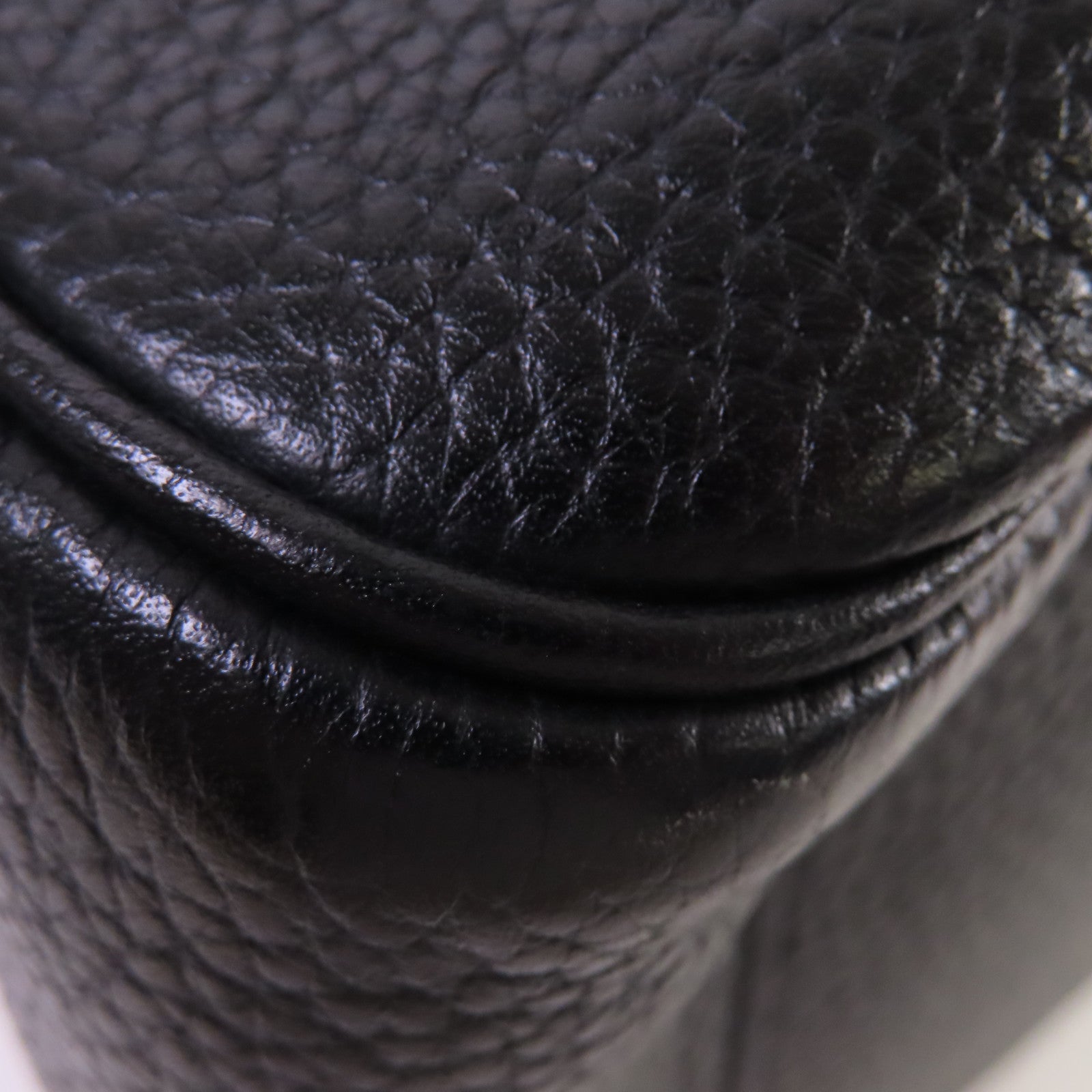 HERMES 【激減優惠】Clemence皮革Lindy 34 Shoulder Bag銀扣肩背袋黑色