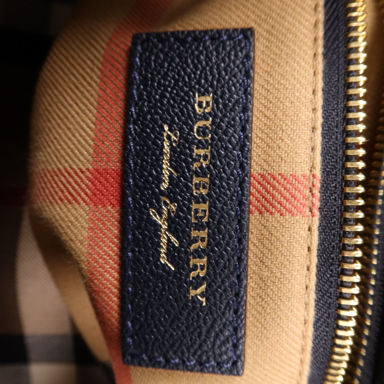 BURBERRY 牛皮皮革2Way Shoulder金扣手挽肩背兩用袋