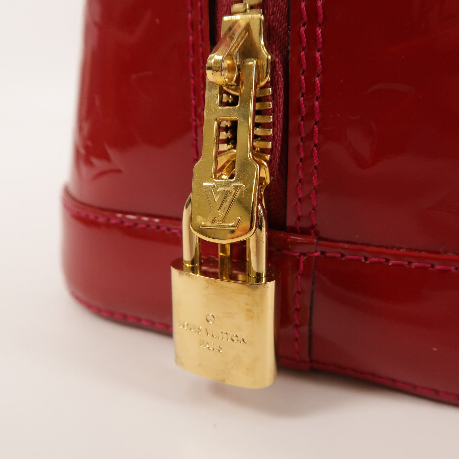 LOUIS VUITTON Monogram Vernis Alma PM手挽袋