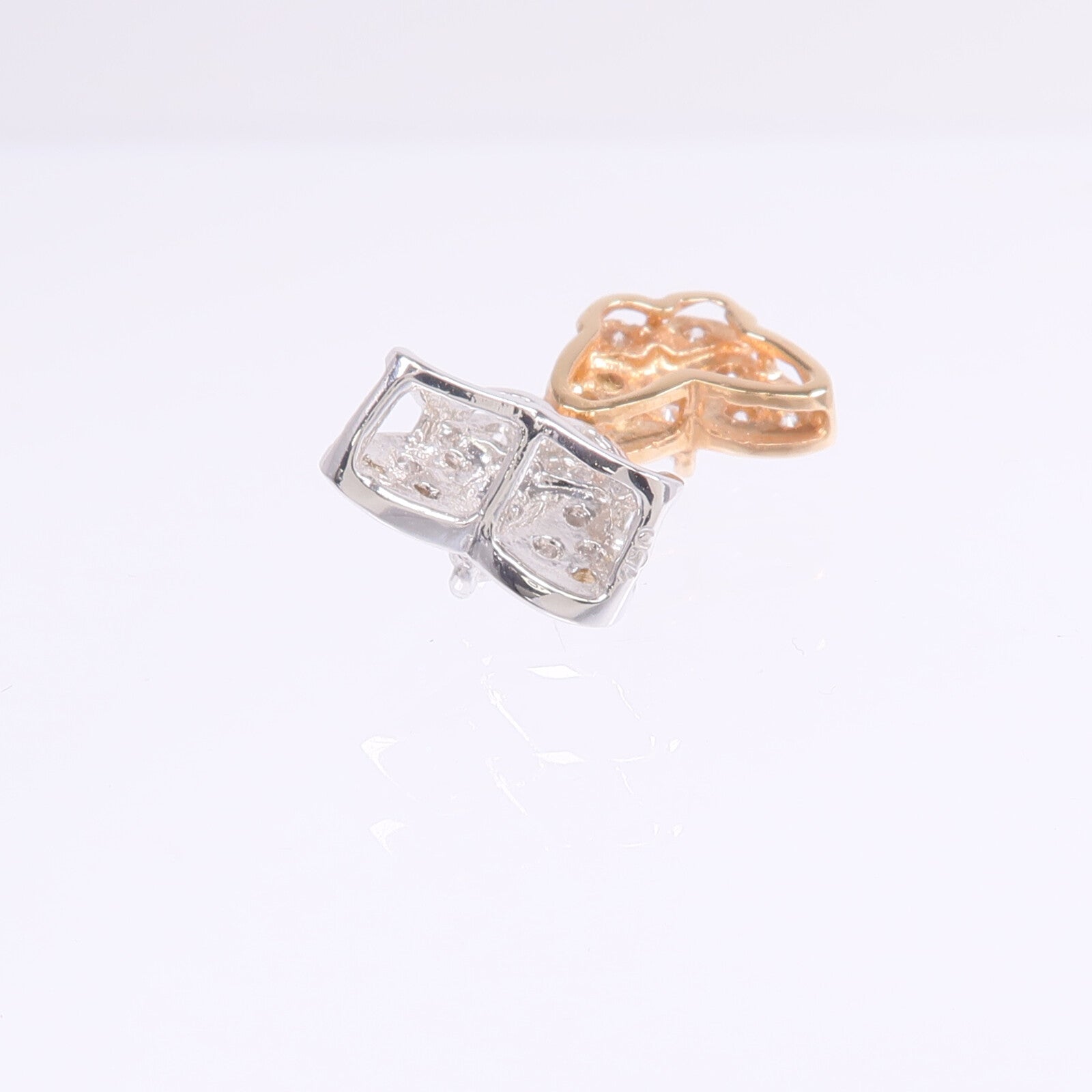 JEWELRY 【激減優惠】18K白金/玫瑰金Diamond Pendant Top鑽石吊墜