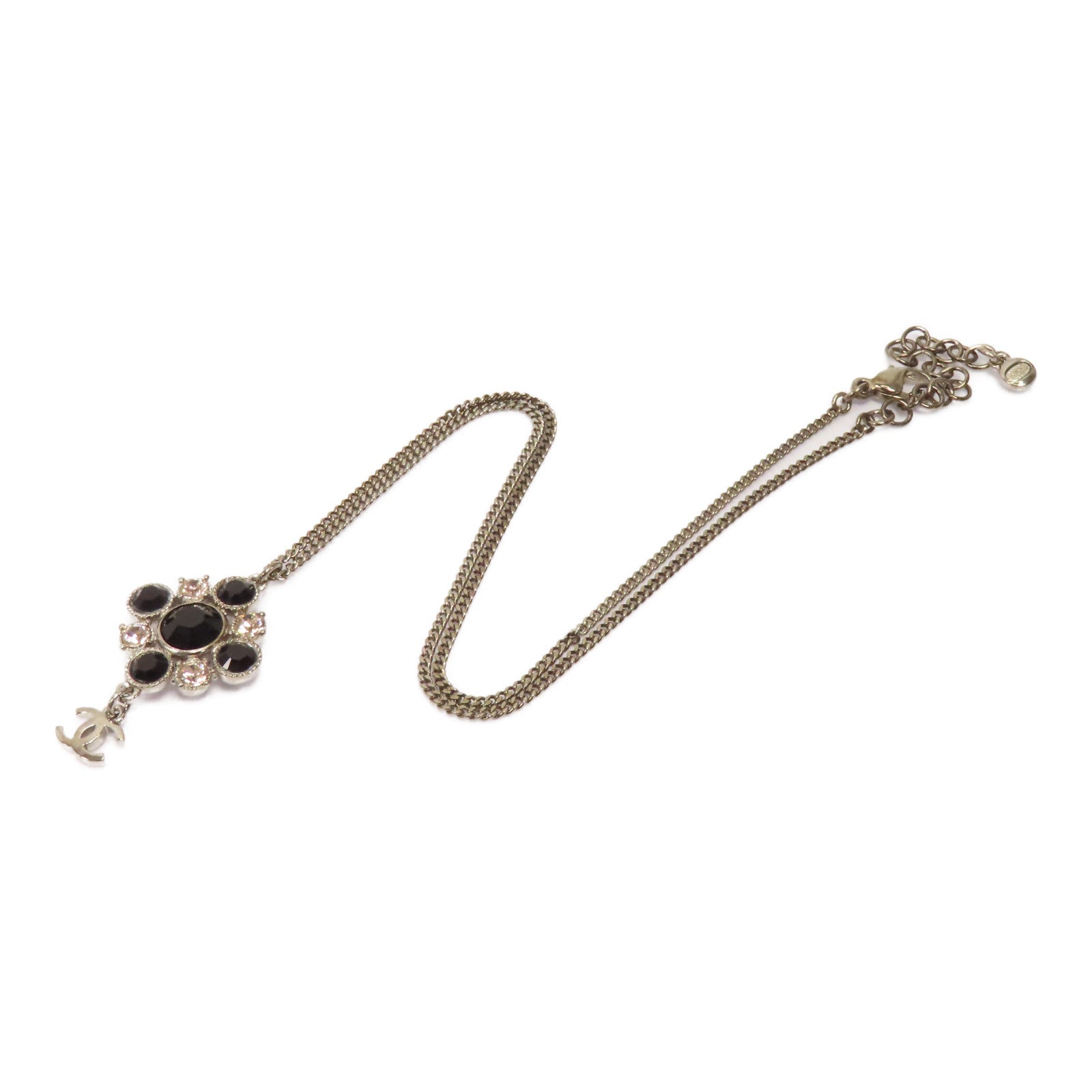 CHANEL PVC/金屬Necklace項鍊粉紅色/黑色/銀色