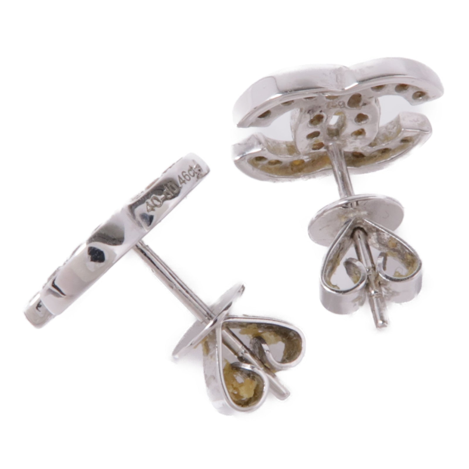 JEWELRY 18K白金Diamond Earrings鑽石耳環