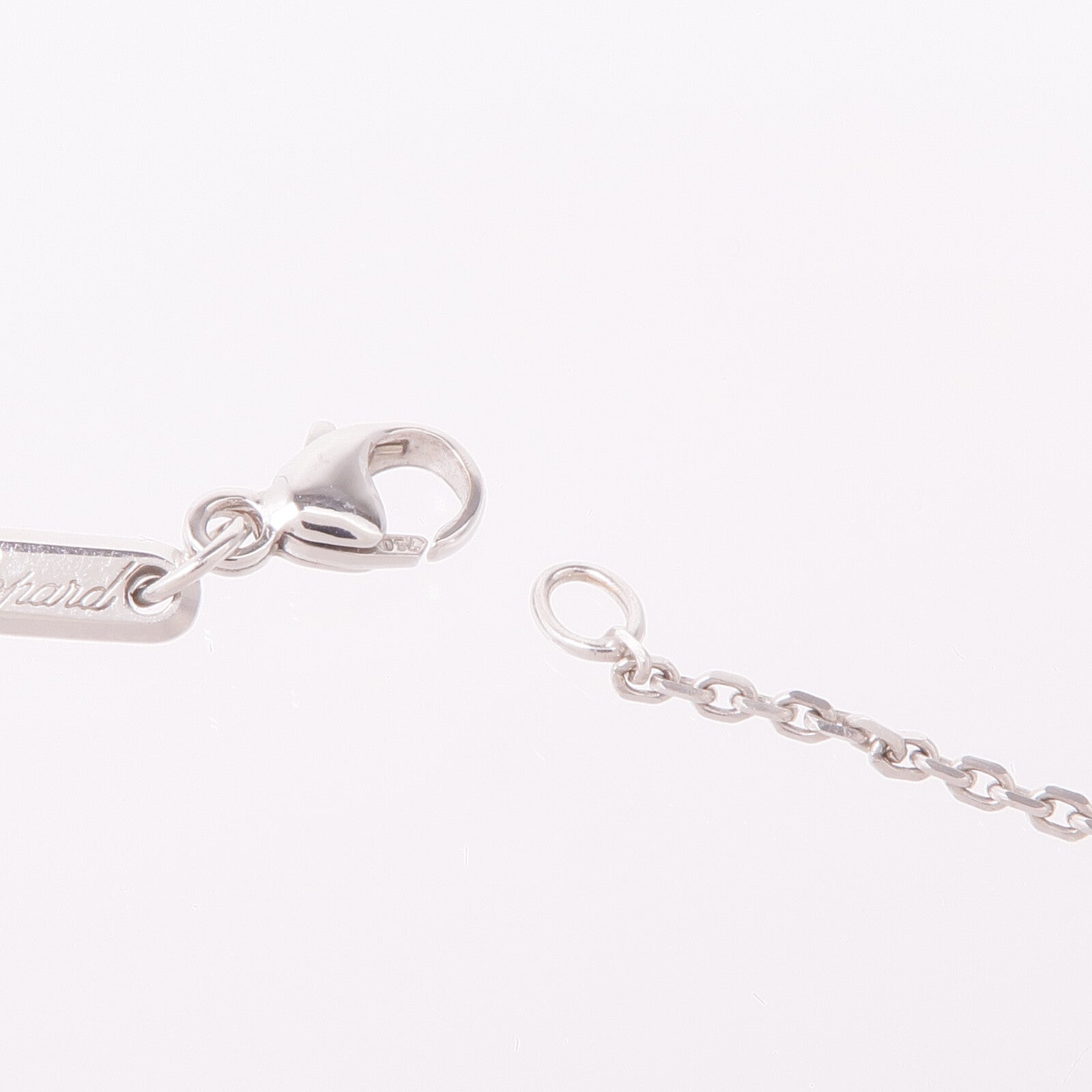 Chopard 18K白金Happy Diamond Necklace鑽石項鍊