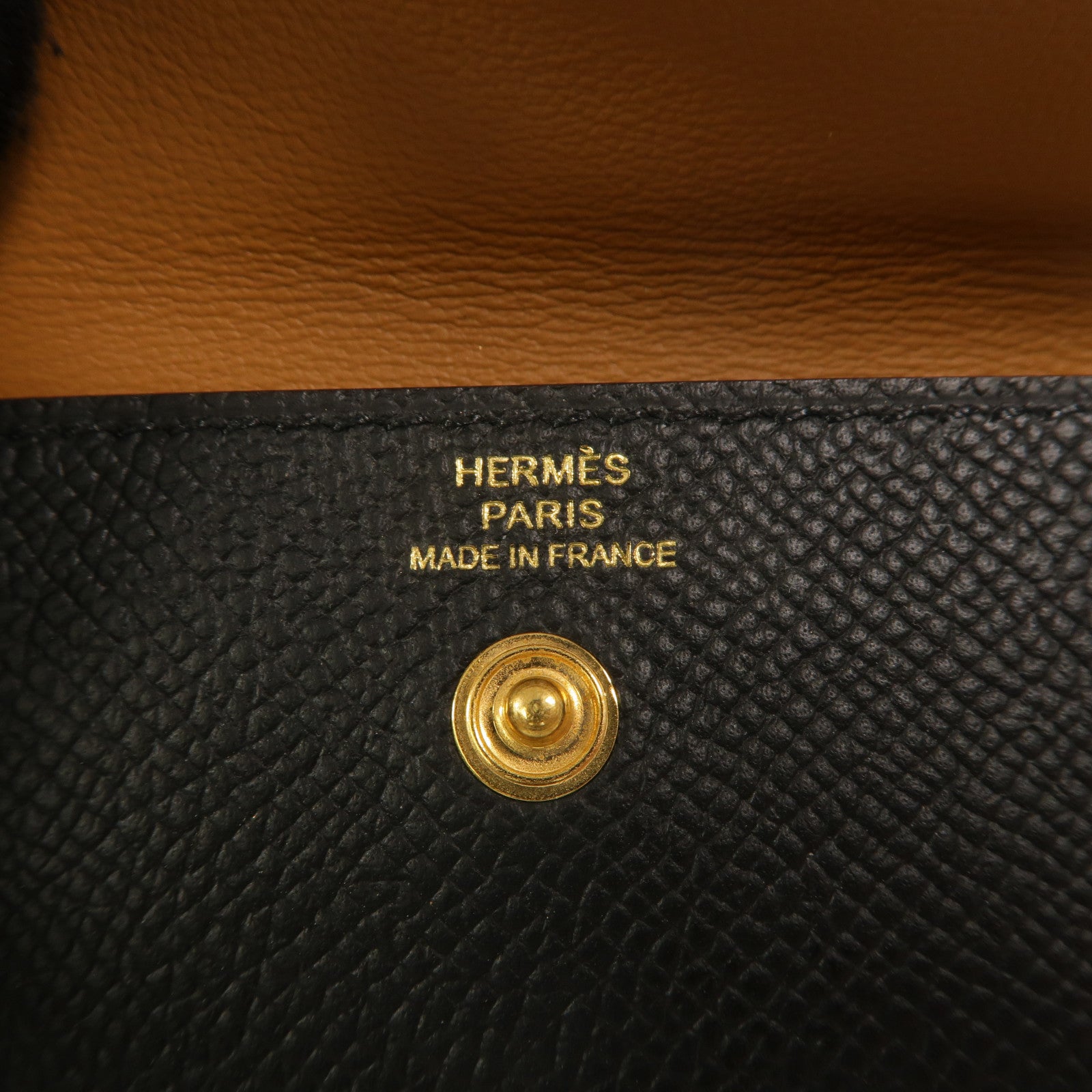 HERMES 【激減優惠】Epsom皮革Kelly Pocket 18 Belt皮帶Noir