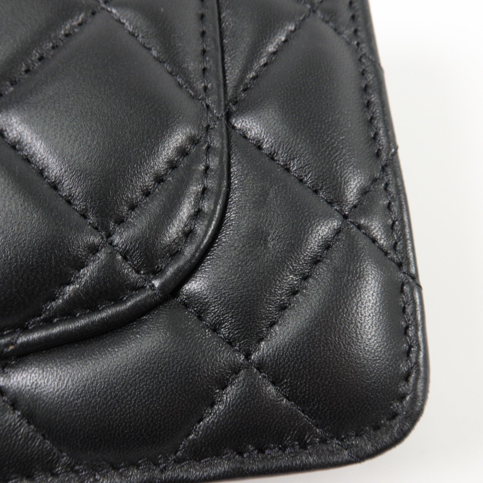 CHANEL 羊皮皮革Wallet On Chain With Gold Ball鏈帶肩背袋