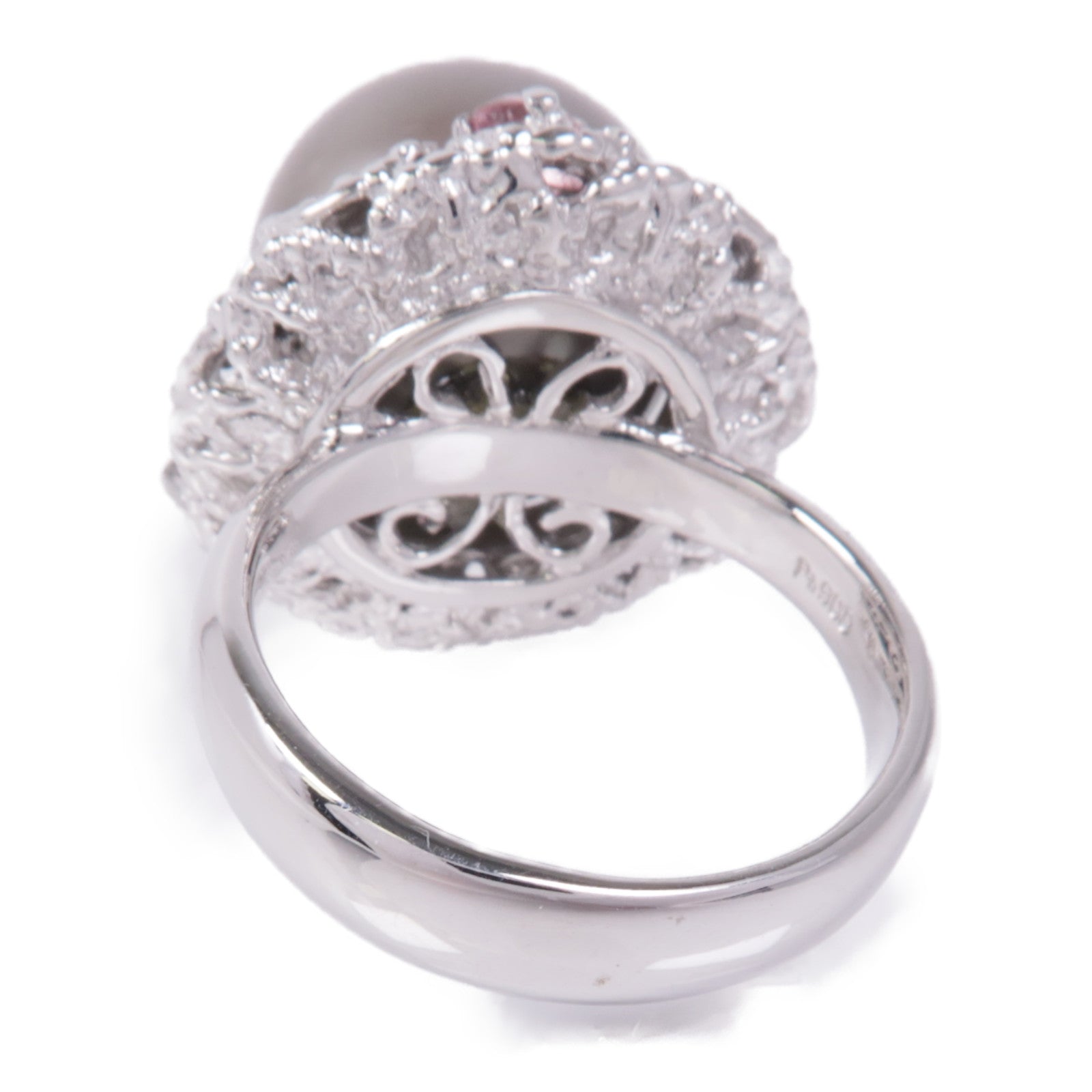 JEWELRY PT900鉑金Pearl Ring戒指US#6.5