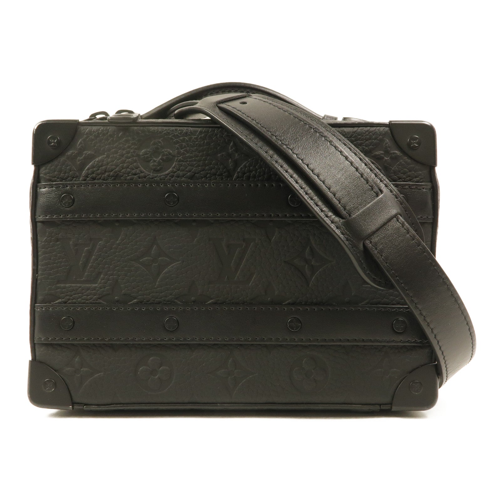 LOUIS VUITTON Monogram Taurillon Handle Soft Trunk手挽肩背兩用袋