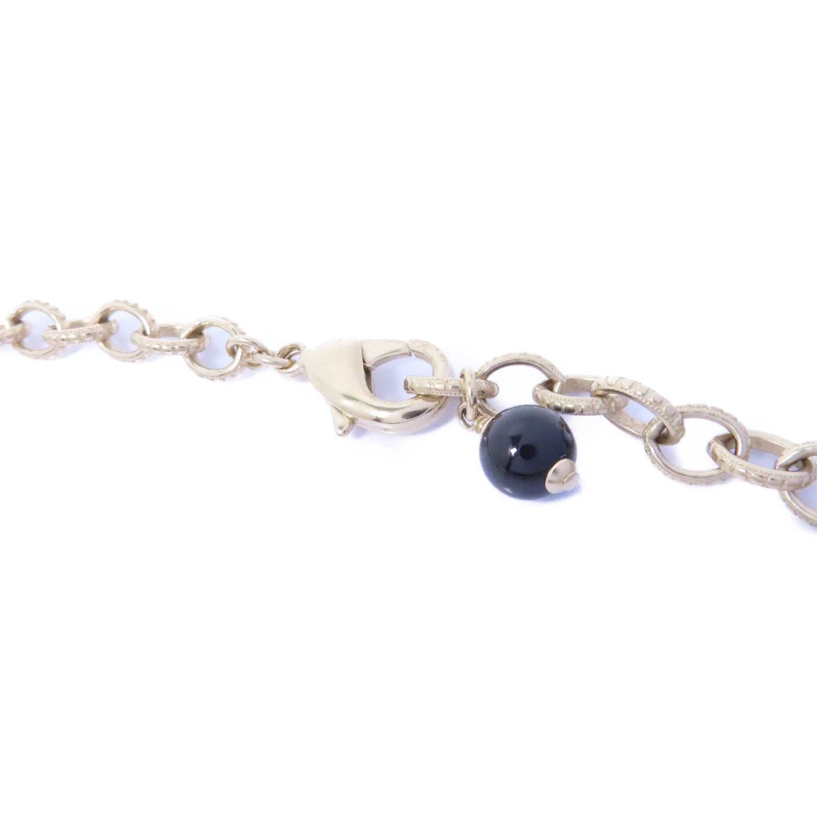 CHANEL 金屬Necklace項鍊金色/灰色