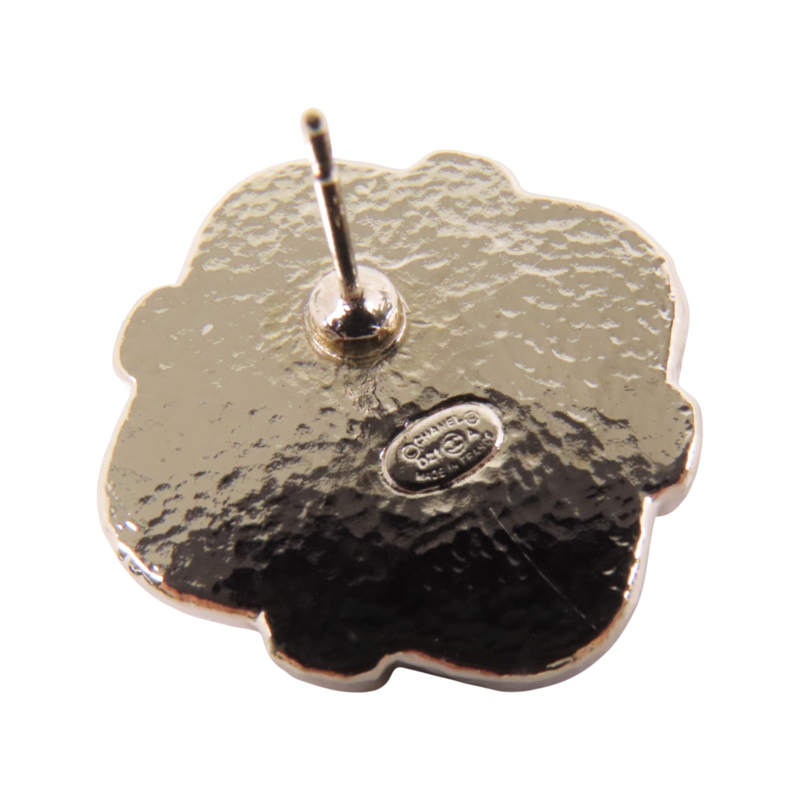 CHANEL 金屬/水鑽/PVC Earrings金扣耳環