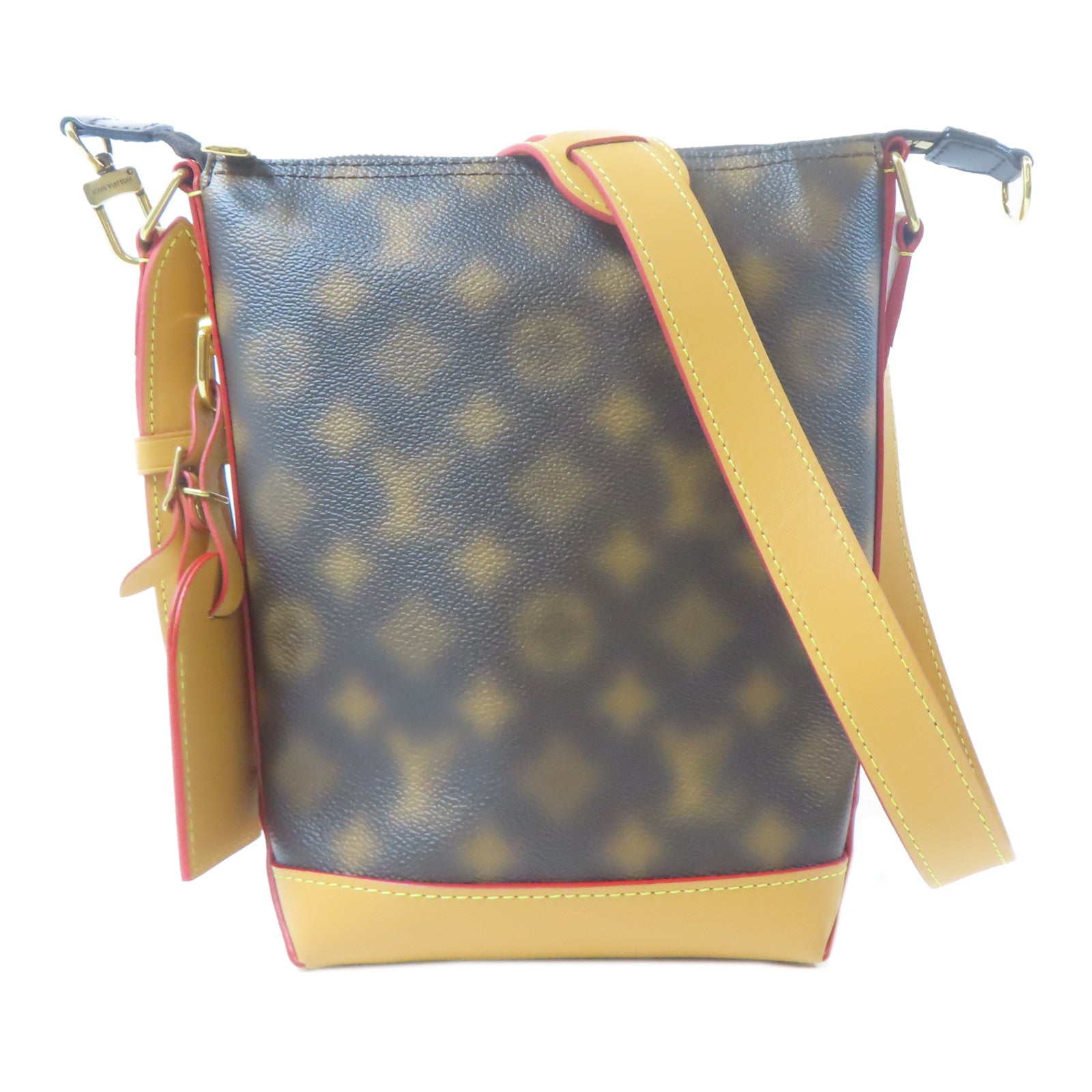 LOUIS VUITTON Monogram Hobo Cruiser金扣肩背袋啡色