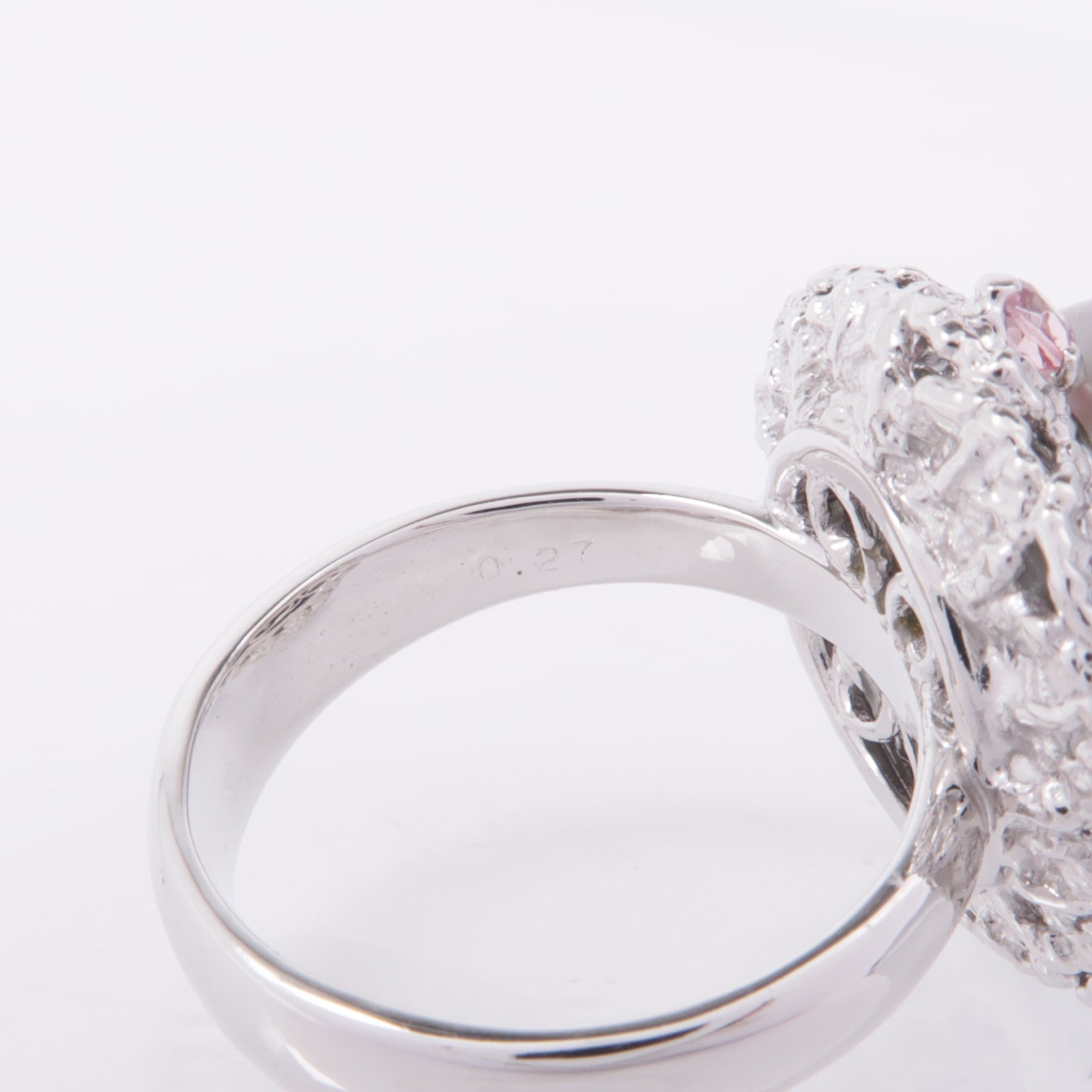 JEWELRY PT900鉑金Pearl Ring戒指US#6.5