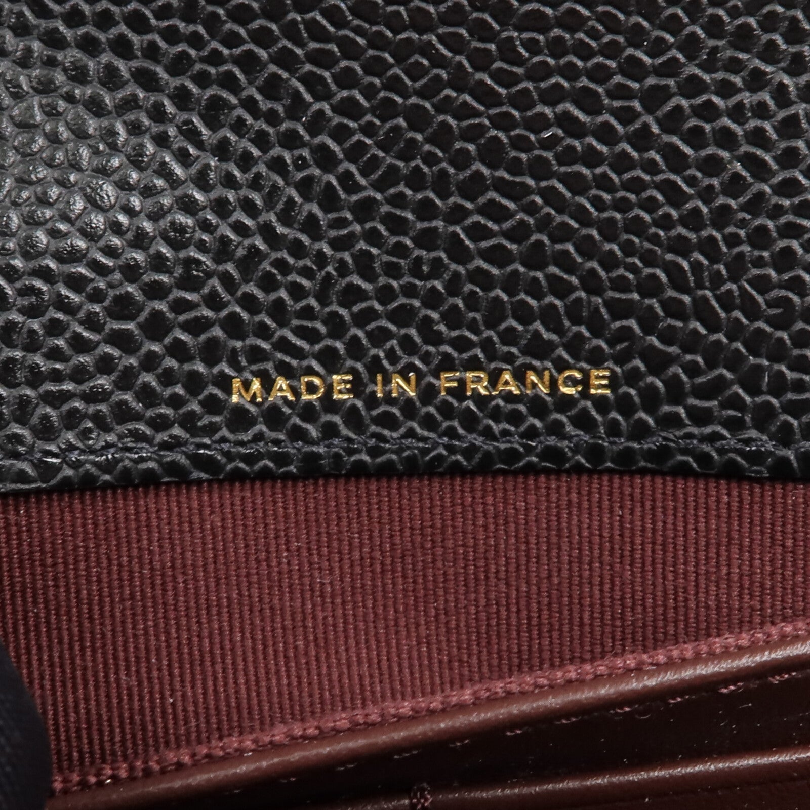 CHANEL 【激減優惠】牛皮皮革Long Wallet金扣長錢包