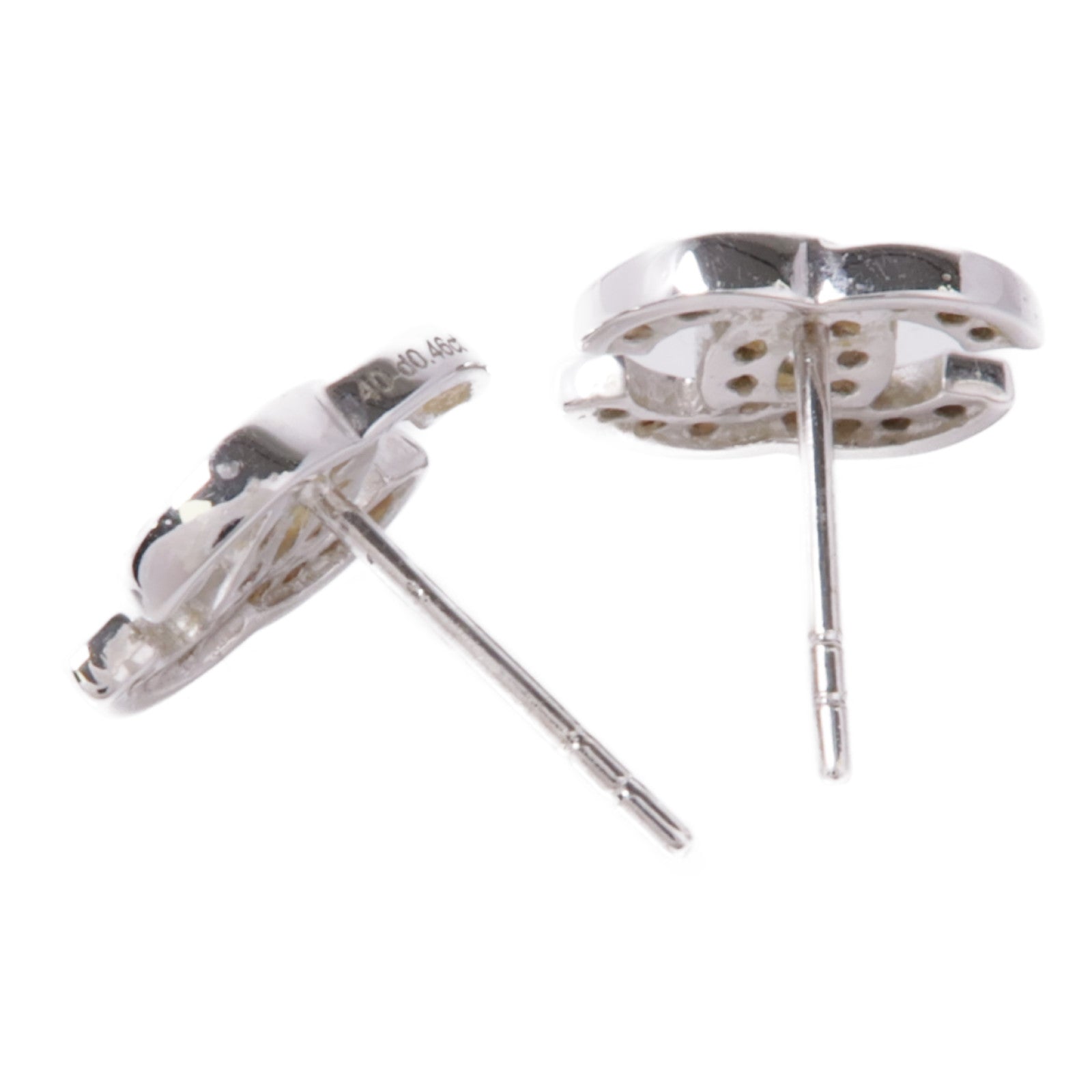 JEWELRY 18K白金Diamond Earrings鑽石耳環