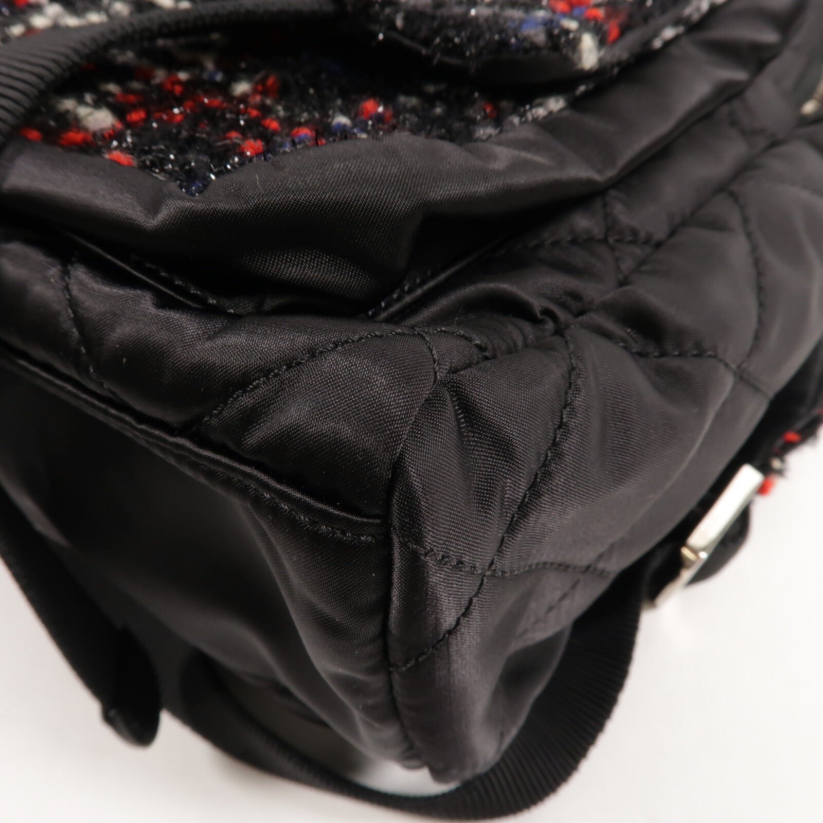 CHANEL 尼龍/Tweed Backpack背包