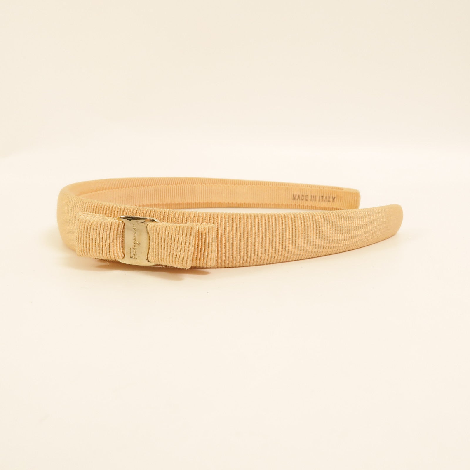 Salvatore Ferragamo 帆布Bow Headband髮箍