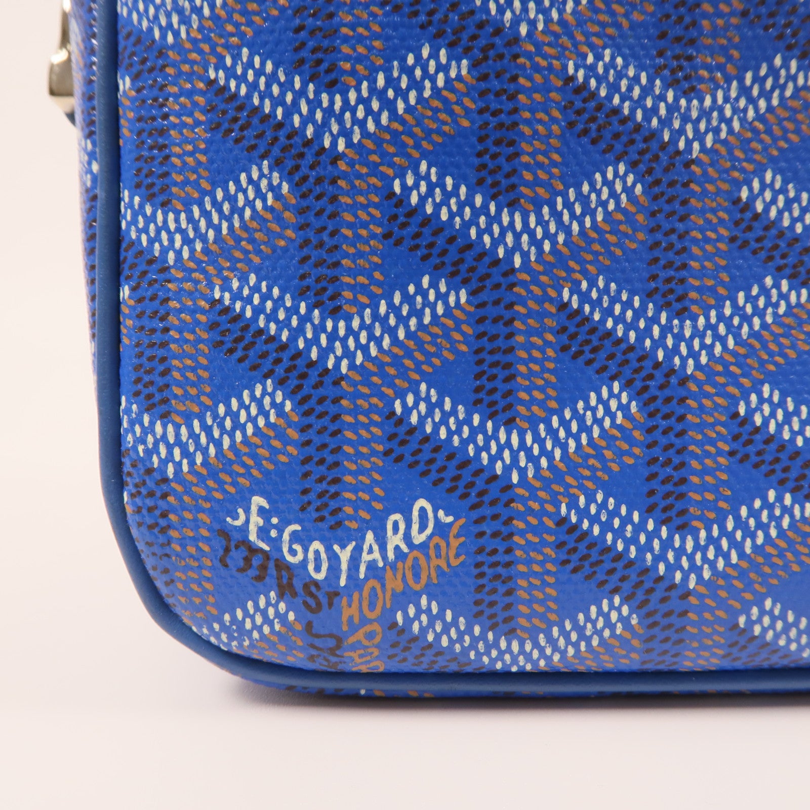 GOYARD 塗層帆布Sac Cap Vert銀扣肩背袋