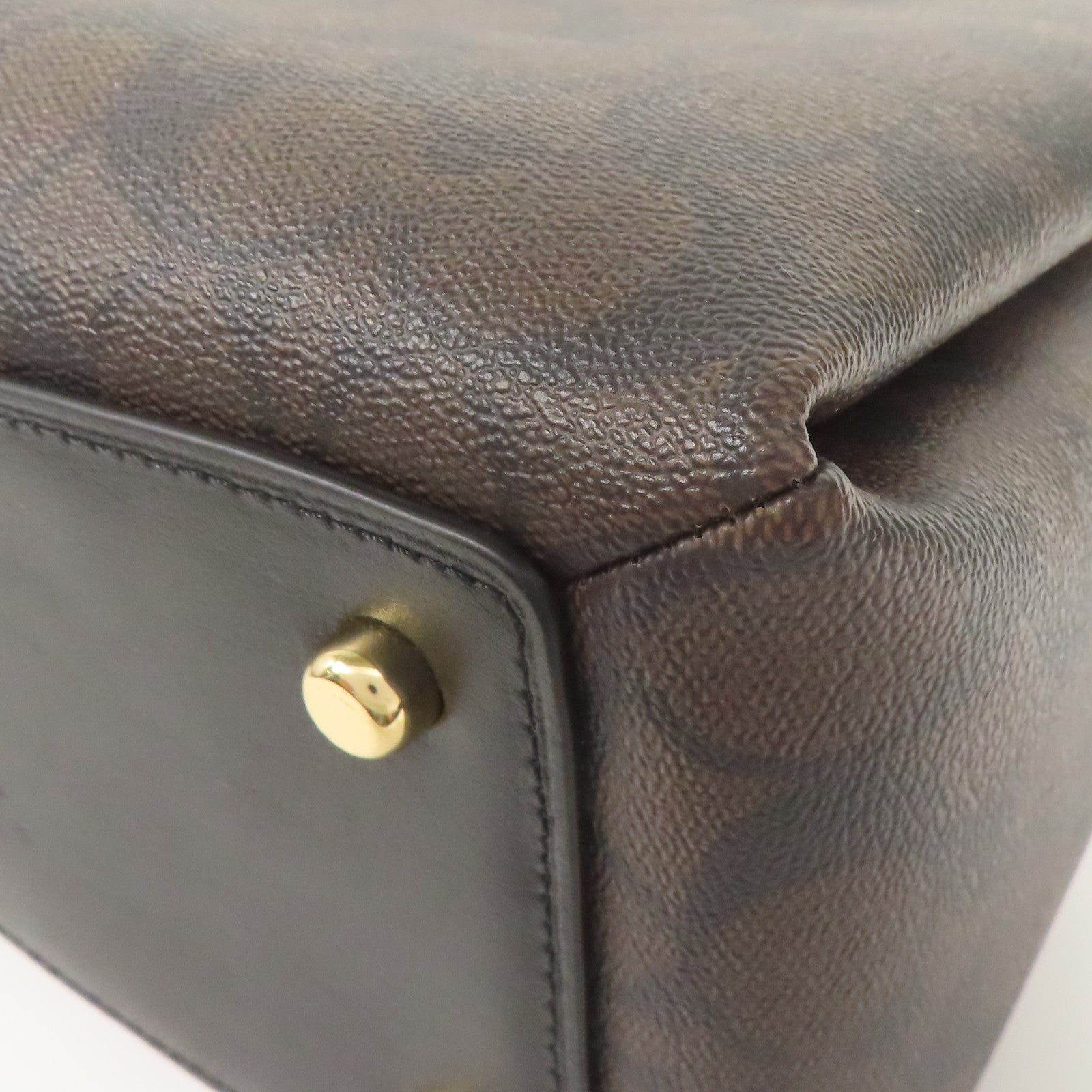 COACH 塗層帆布Shoulder Bag金扣手挽肩背兩用袋