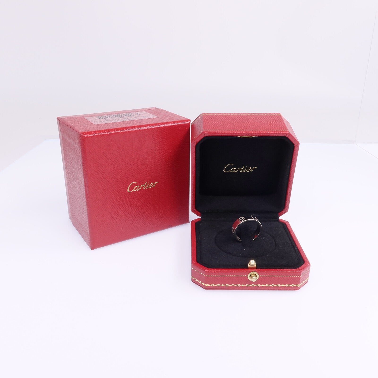 CARTIER 18K白金Ring戒指Cartier#53/US#6.25