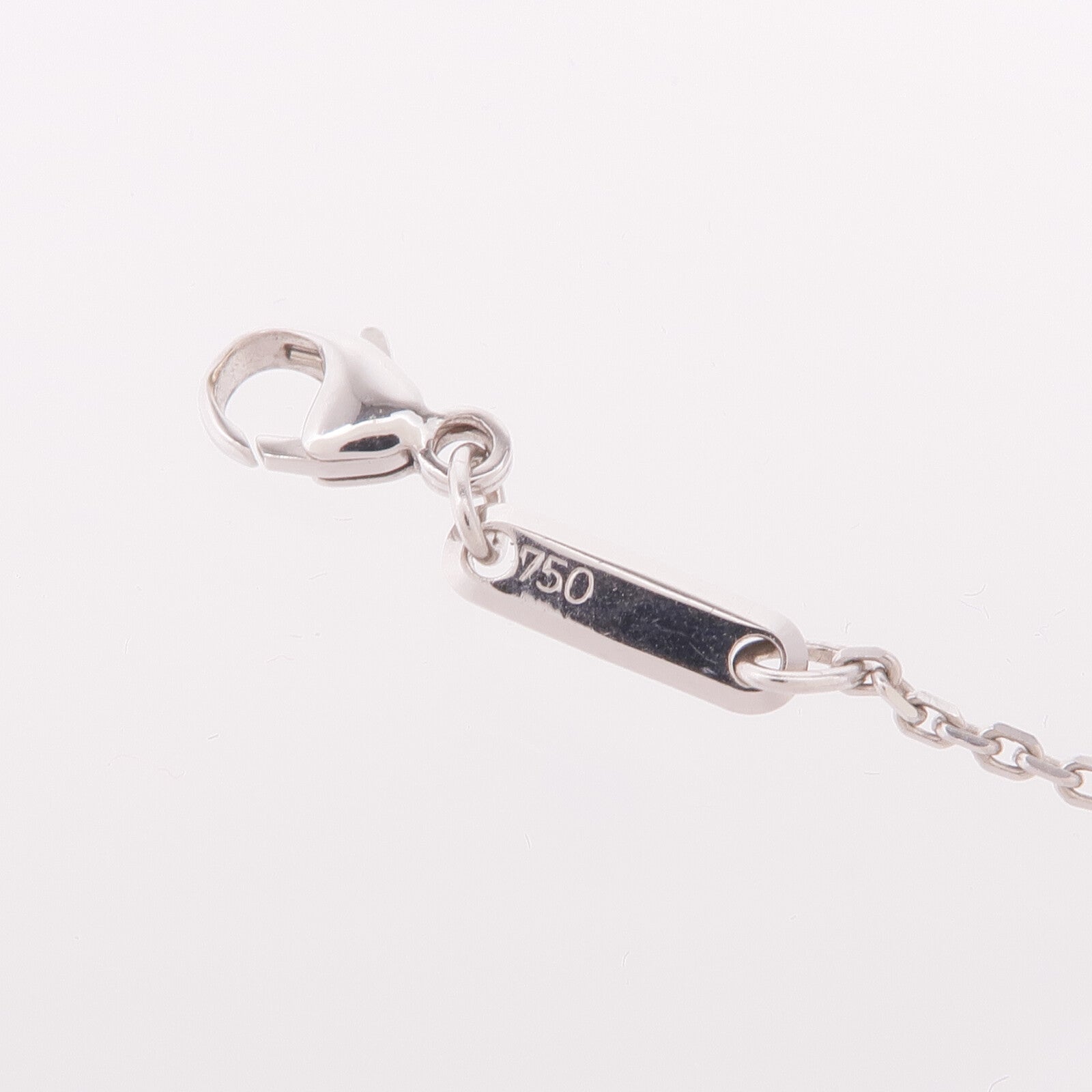 Chopard 18K白金Happy Diamond Necklace鑽石項鍊