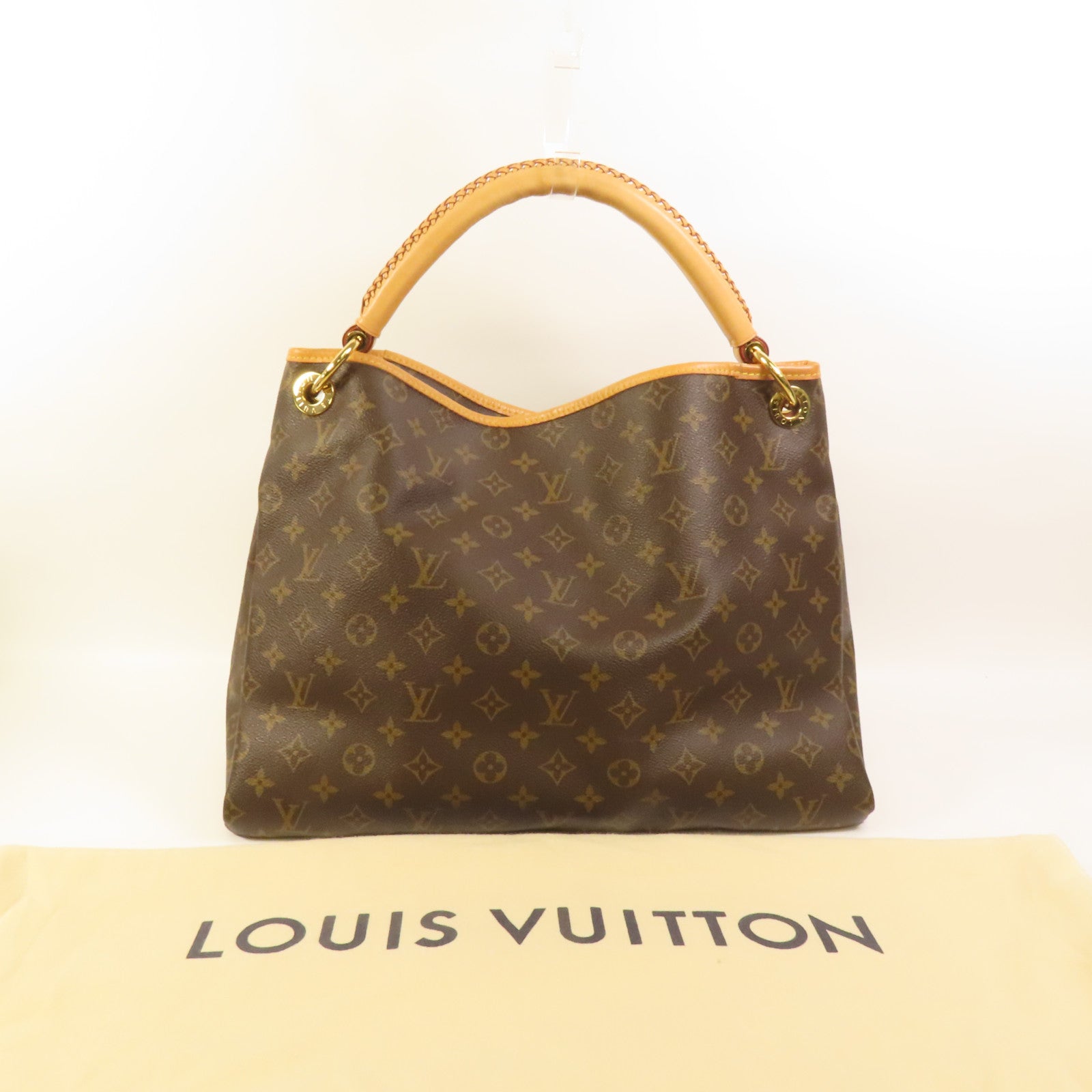 LOUIS VUITTON Monogram Artsy MM金扣肩背袋