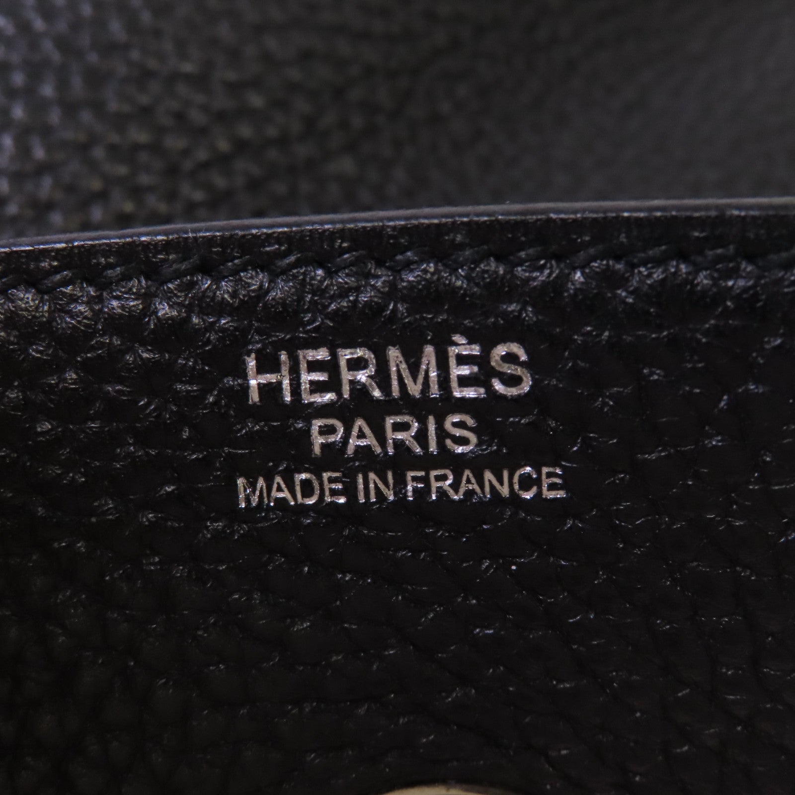 HERMES 【激減優惠】Clemence皮革Lindy 34 Shoulder Bag銀扣肩背袋黑色