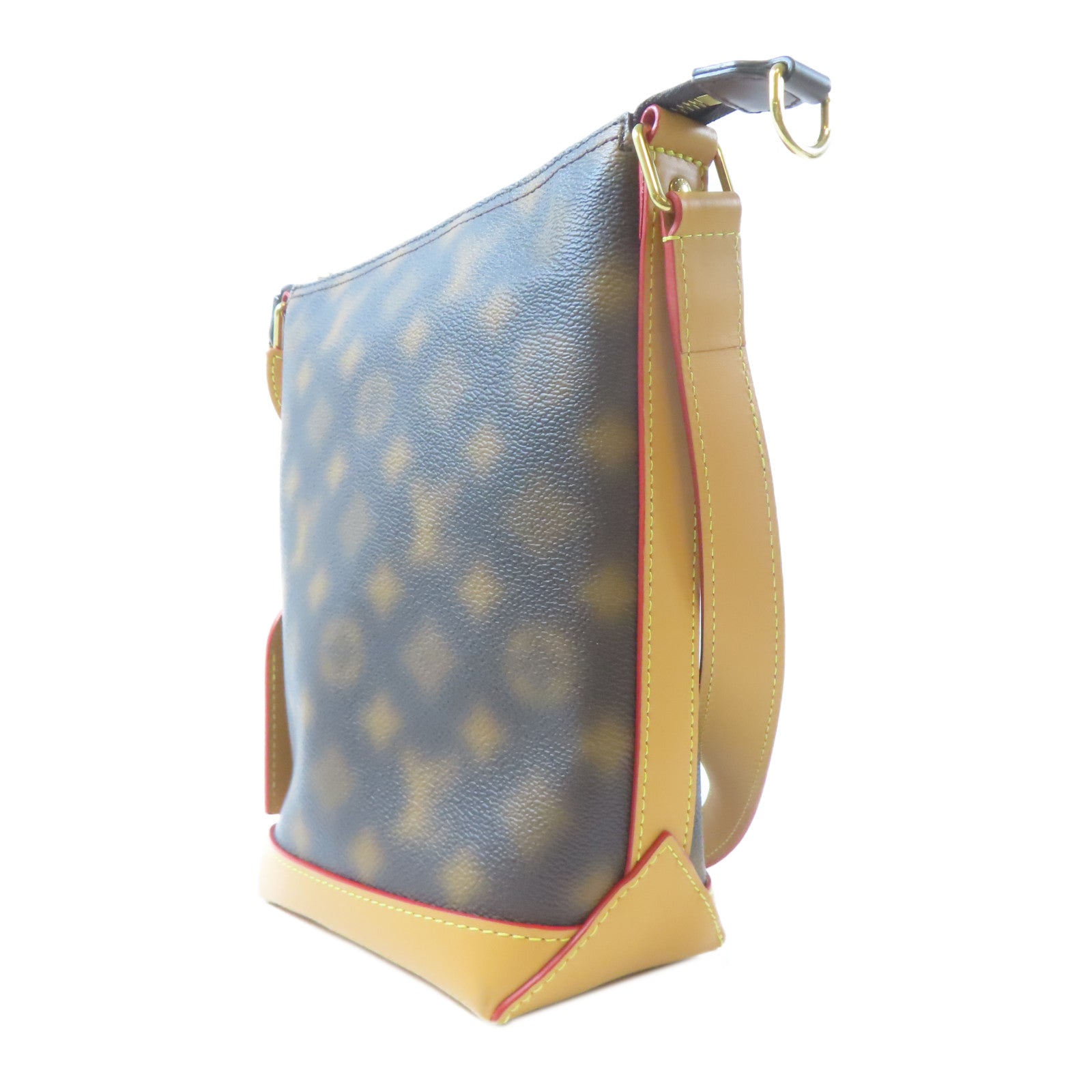 LOUIS VUITTON Monogram Hobo Cruiser金扣肩背袋啡色