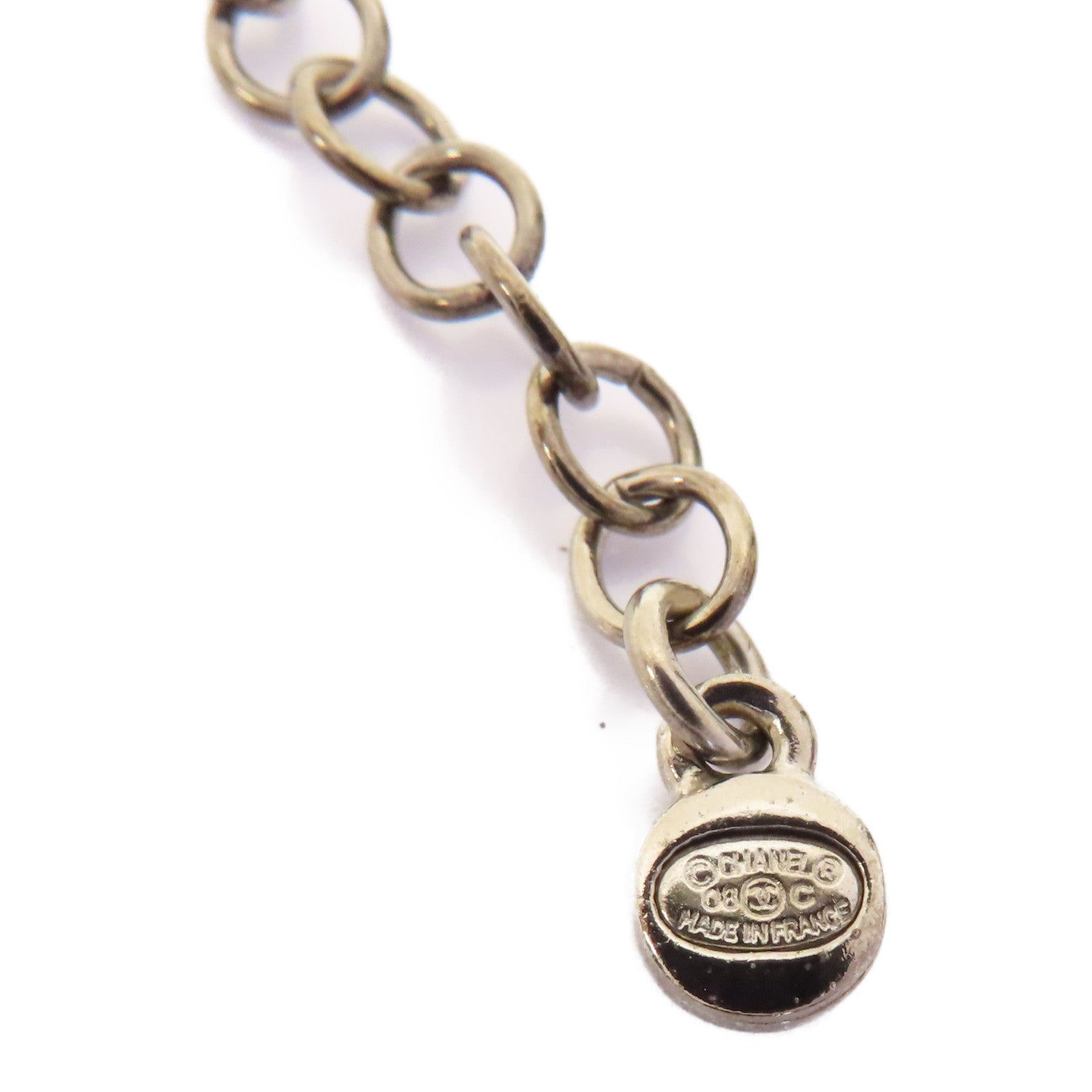 CHANEL PVC/金屬Necklace項鍊粉紅色/黑色/銀色