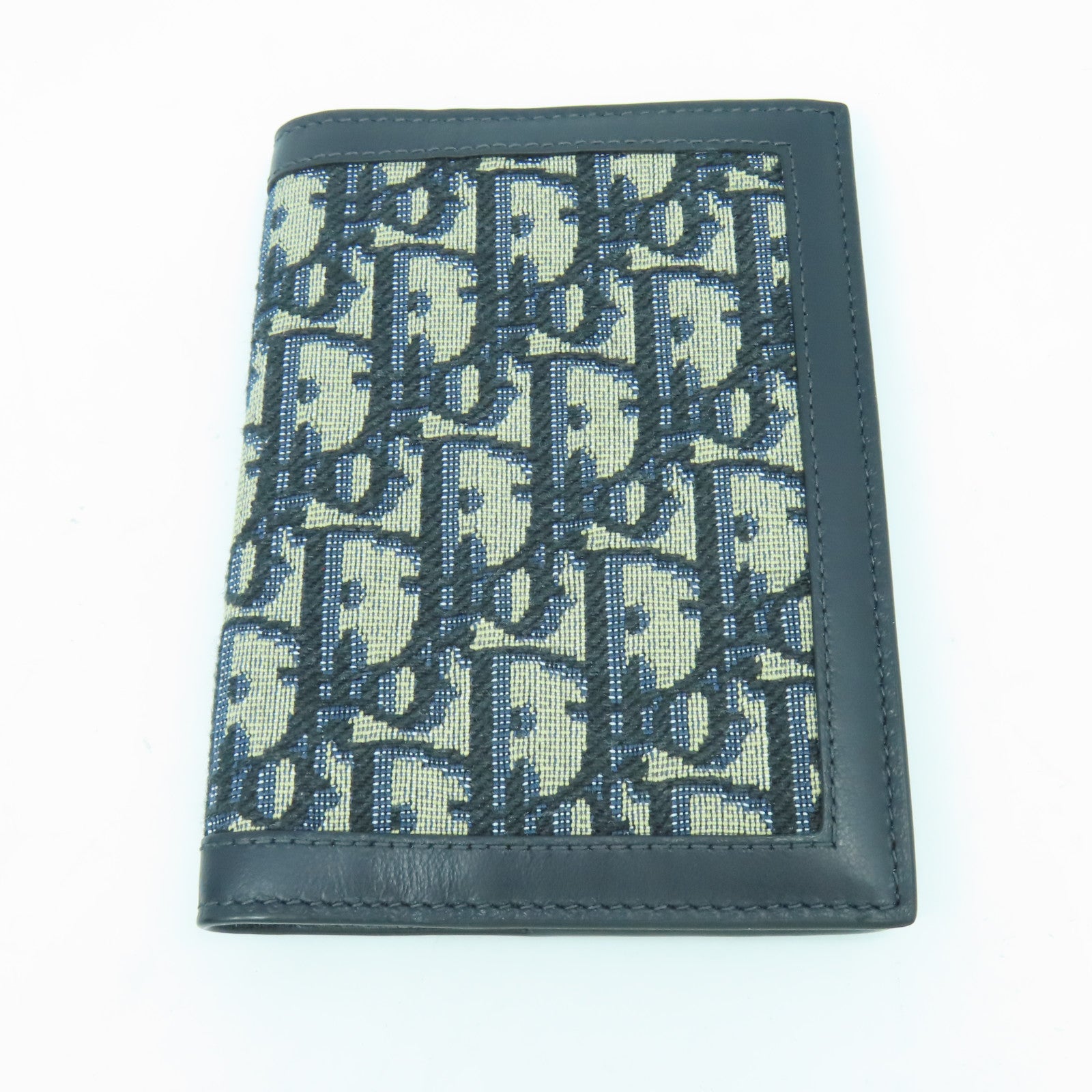 Dior 帆布Travel Kit金扣小袋藍色