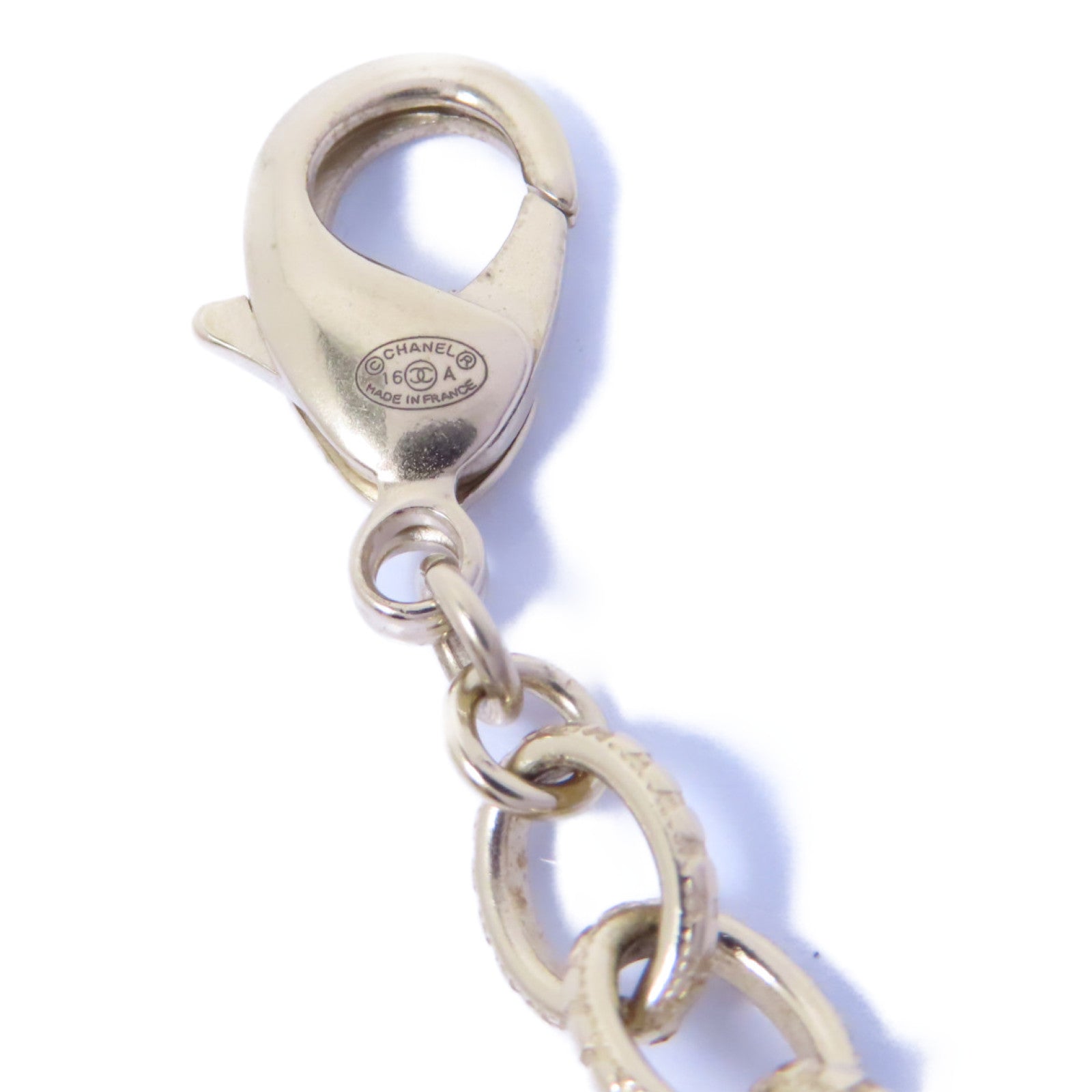 CHANEL 金屬Necklace項鍊金色/灰色