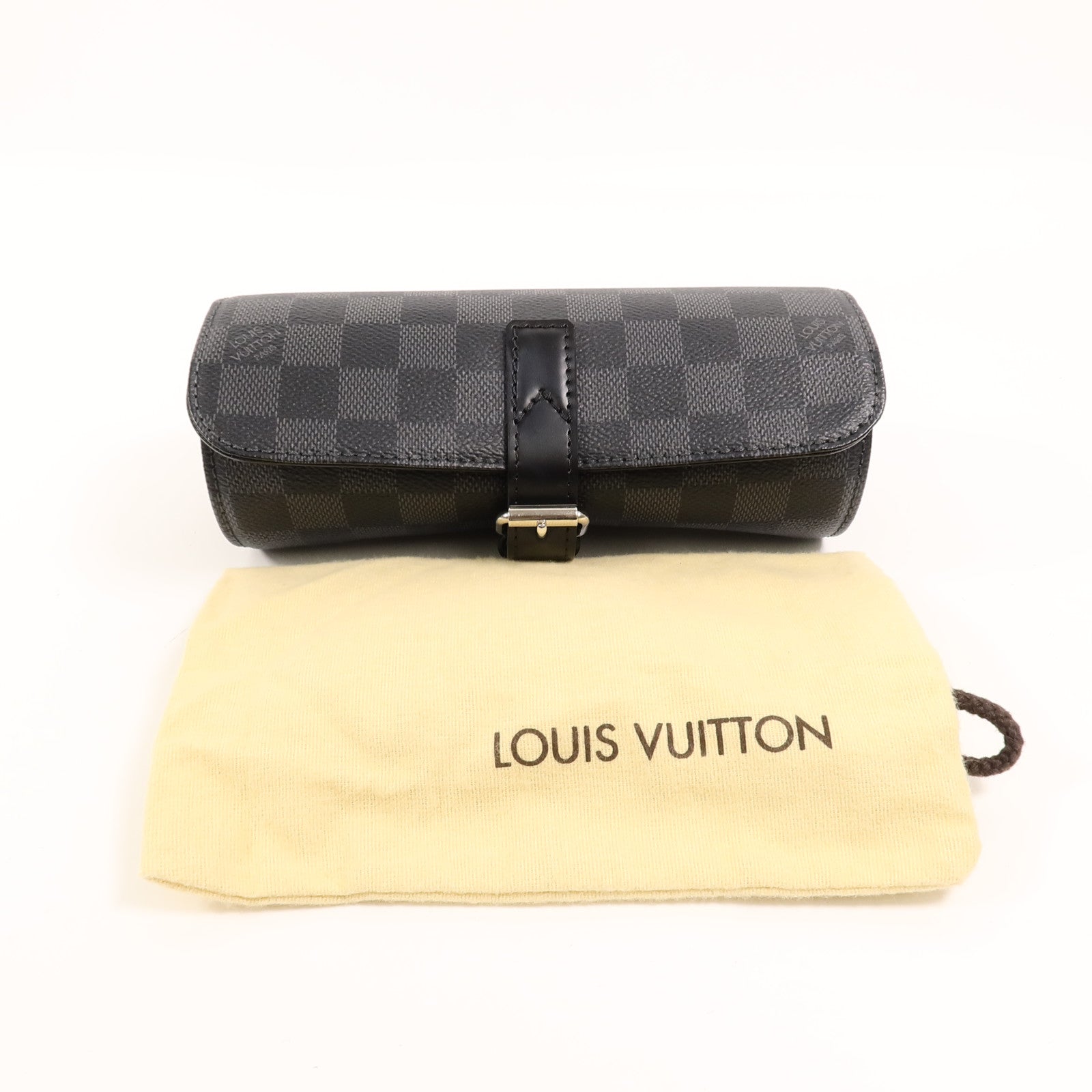 LOUIS VUITTON Damier Graphite Watch Case手錶盒