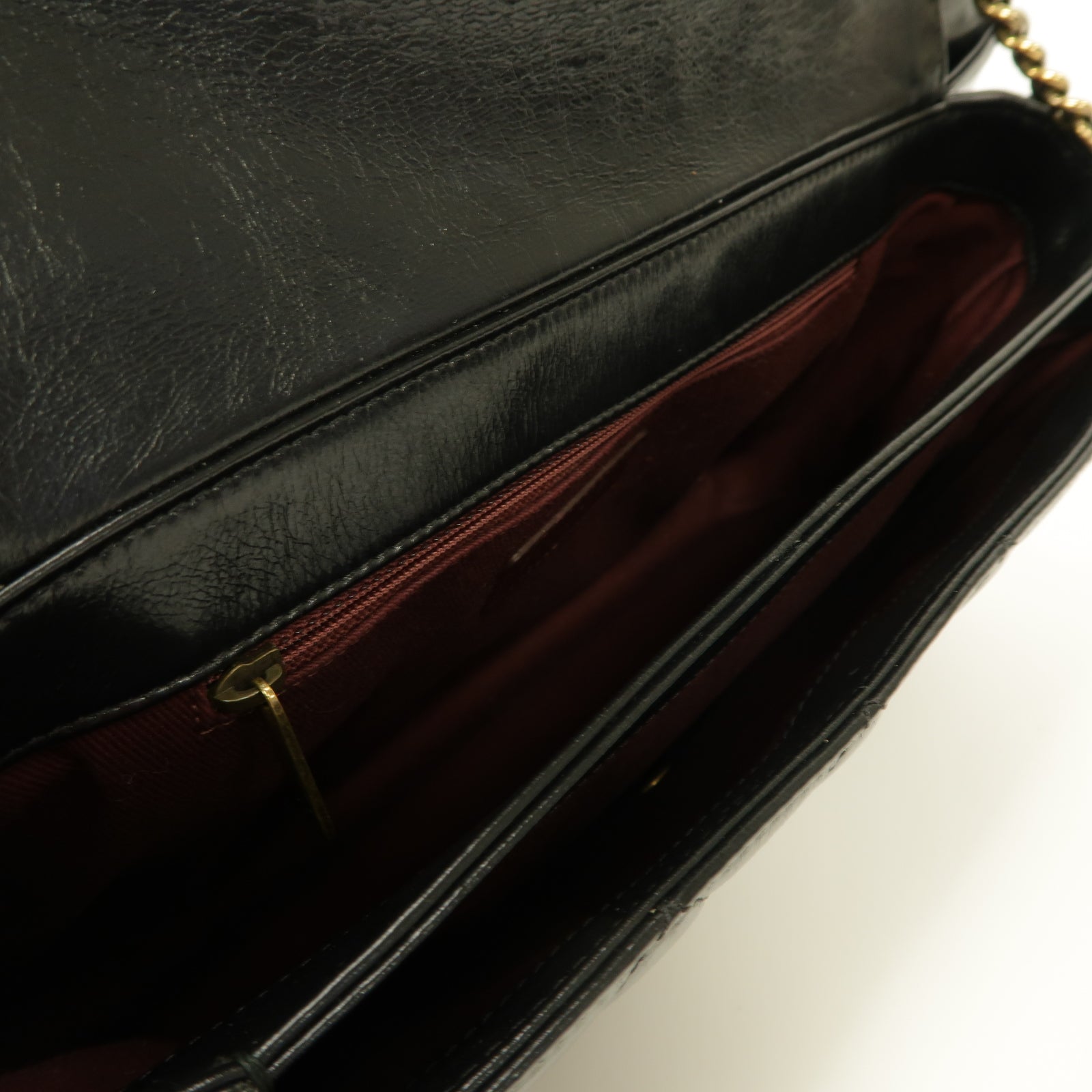 CHANEL 菱格牛皮皮革2way Shoulder Bag金扣手挽肩背兩用袋