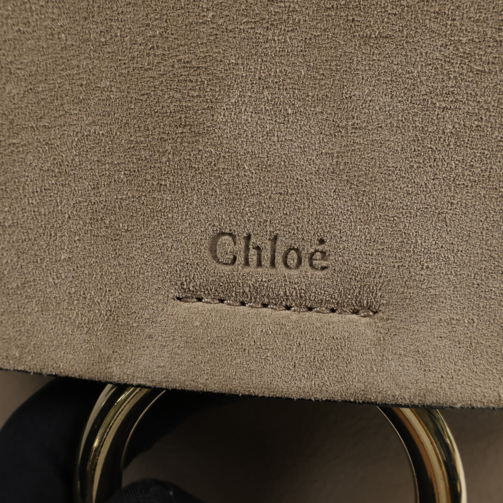 Chloe 牛皮/麂皮皮革Faye Backpack背包