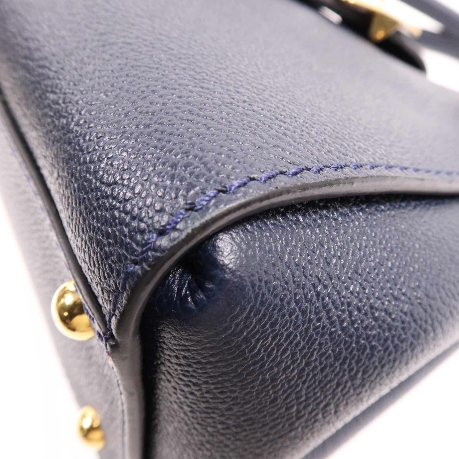 BURBERRY 牛皮皮革2Way Shoulder金扣手挽肩背兩用袋