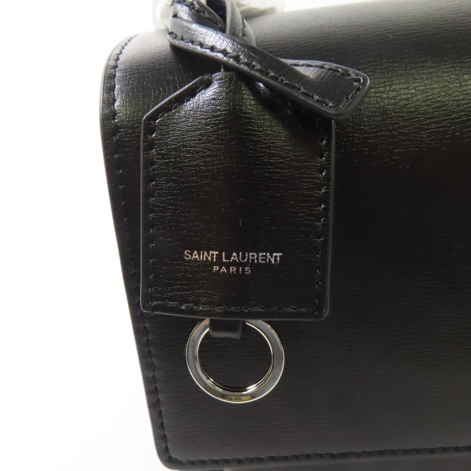 SAINT LAURENT 牛皮皮革Sunset Medium鏈帶肩背袋