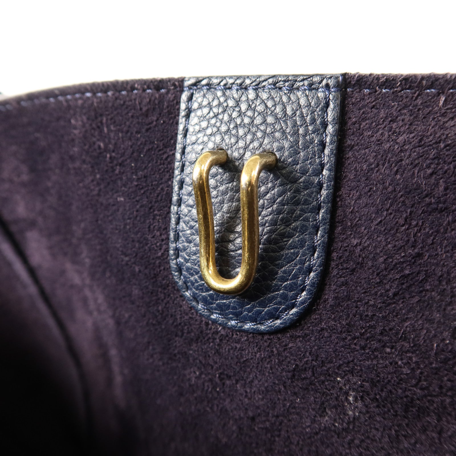 CELINE 牛皮皮革Sangle Bucket Bag Large金扣肩背袋