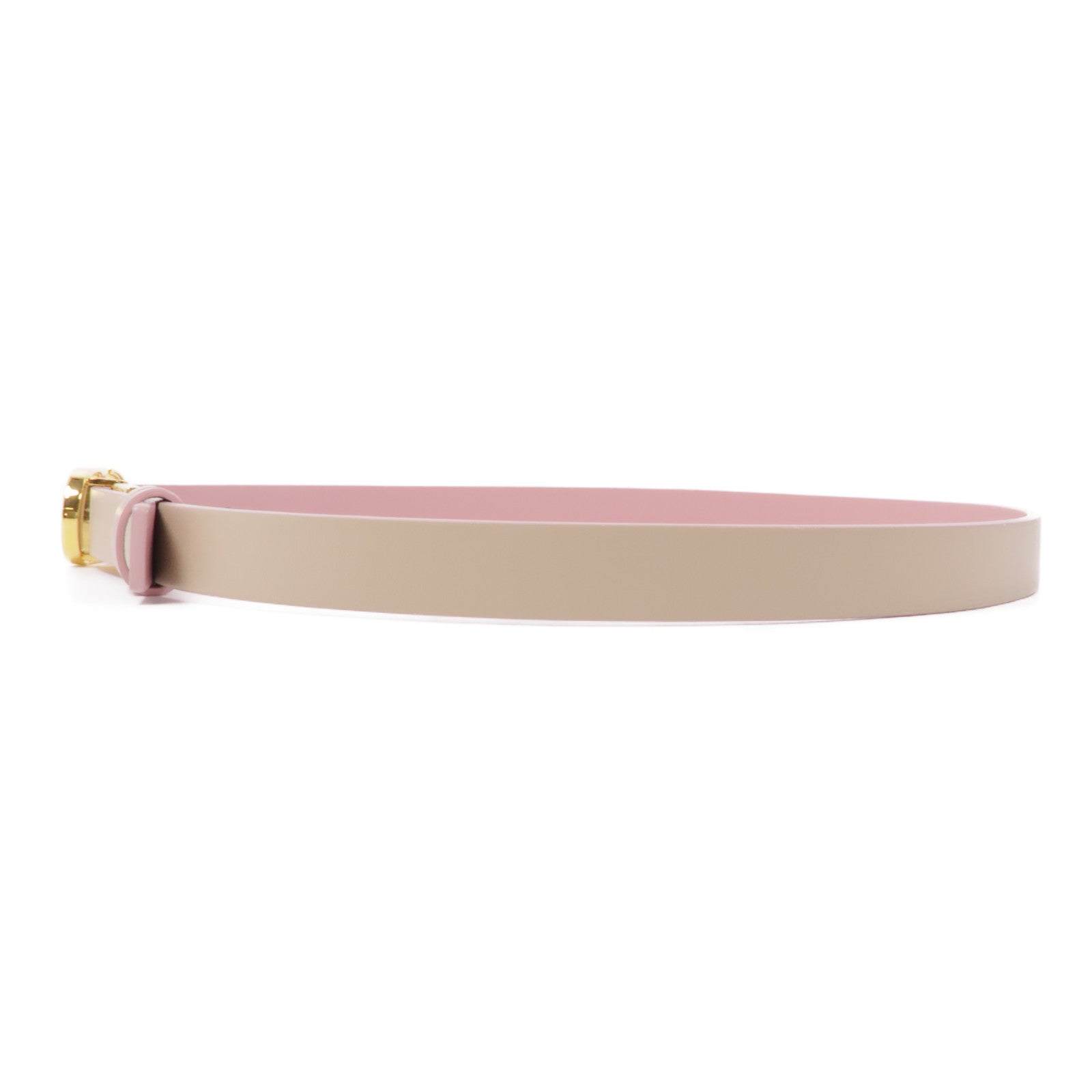 Dior 牛皮皮革Belt金扣皮帶