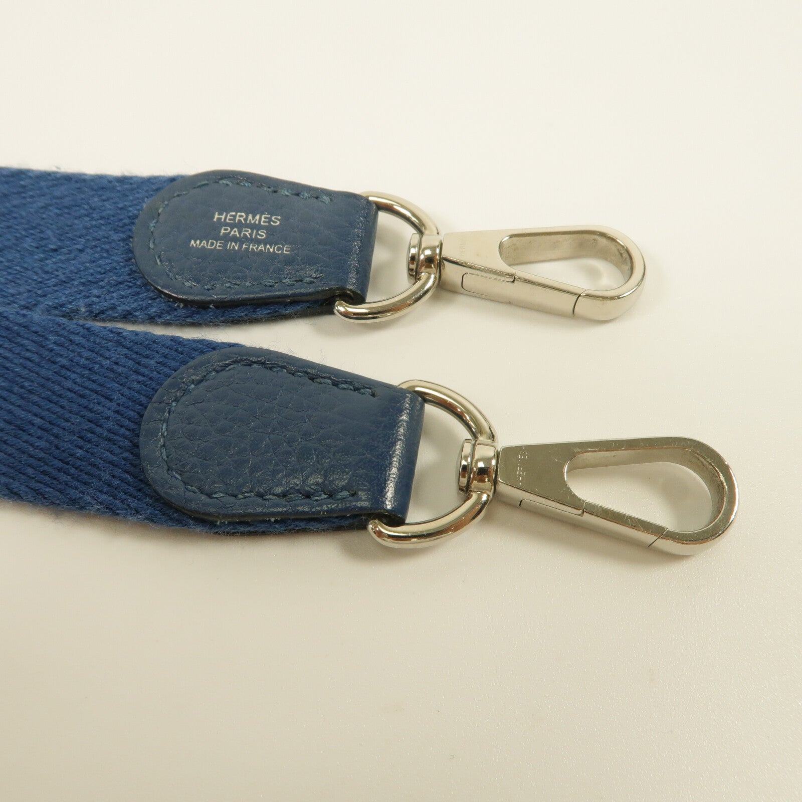 HERMES Clemence皮革Evelyne TPM肩背袋Bleu De Prusse