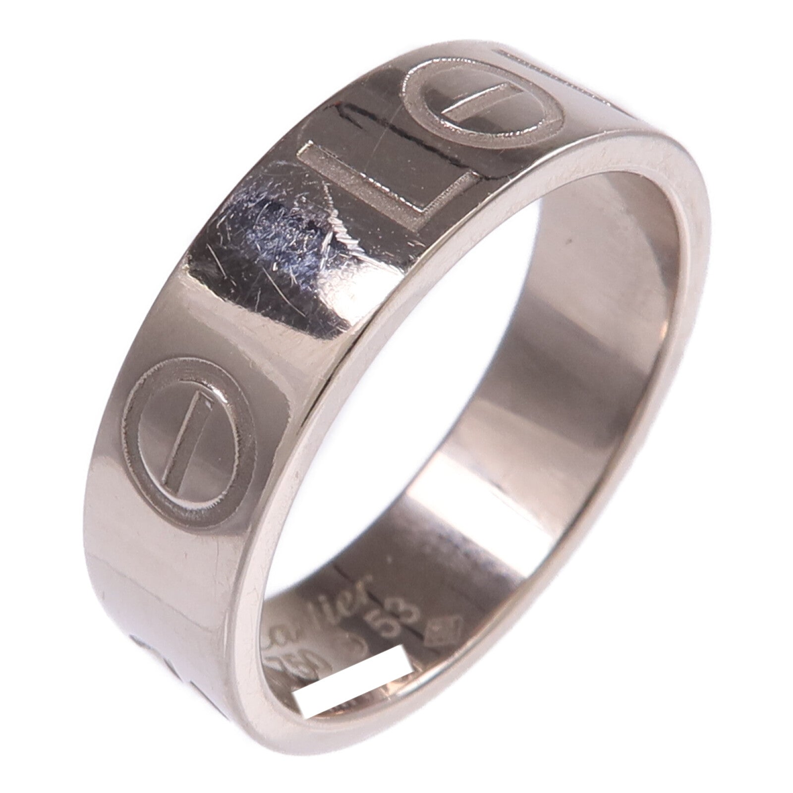 CARTIER 18K白金Ring戒指Cartier#53/US#6.25