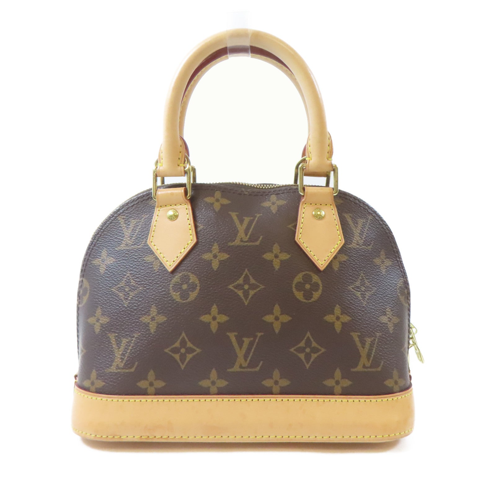 LOUIS VUITTON 【激減優惠】Monogram Alma BB金扣手挽肩背兩用袋啡色
