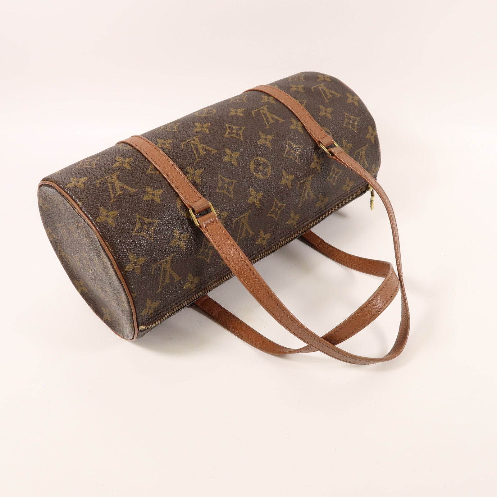 LOUIS VUITTON Monogram Papillon 30金扣手挽袋