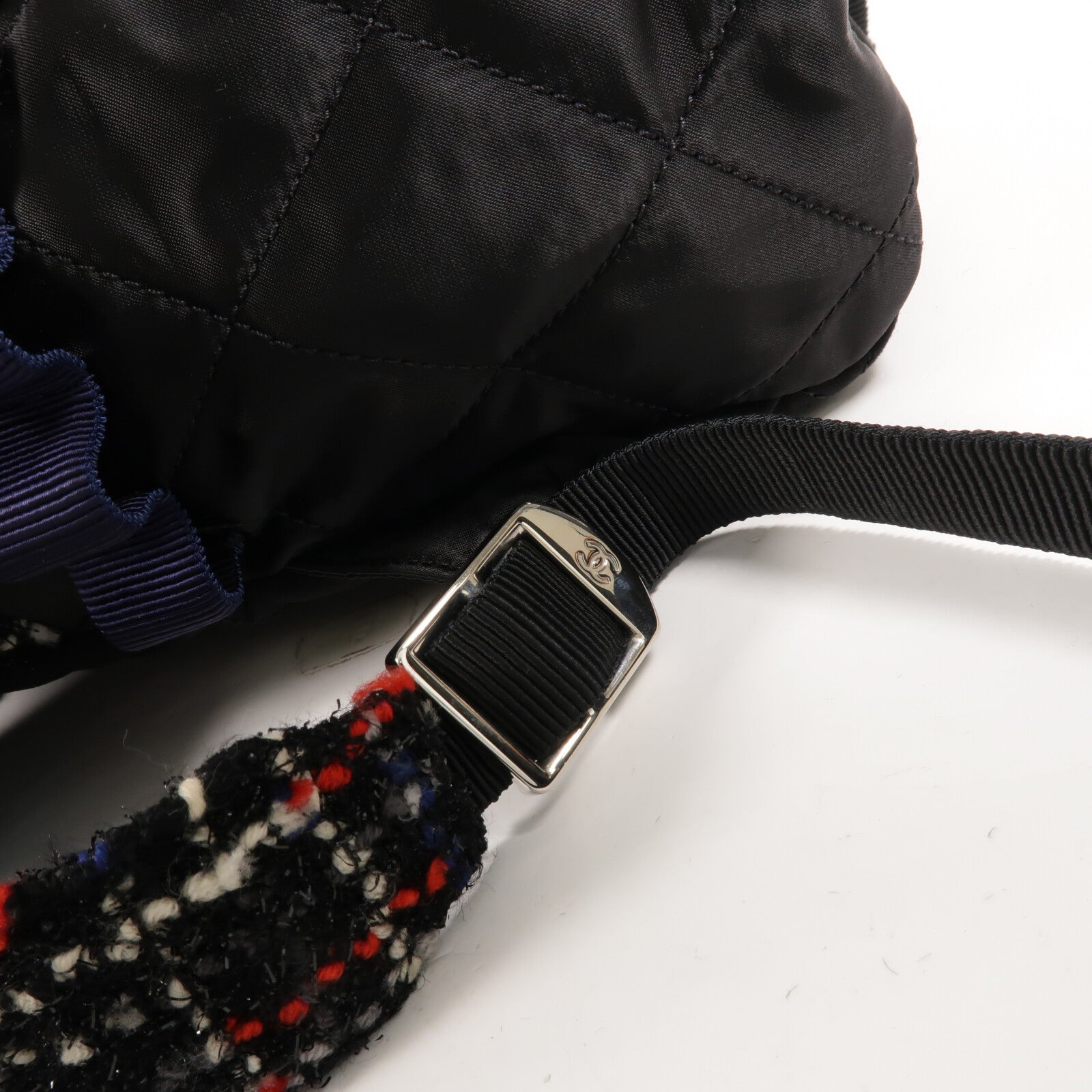 CHANEL 尼龍/Tweed Backpack背包