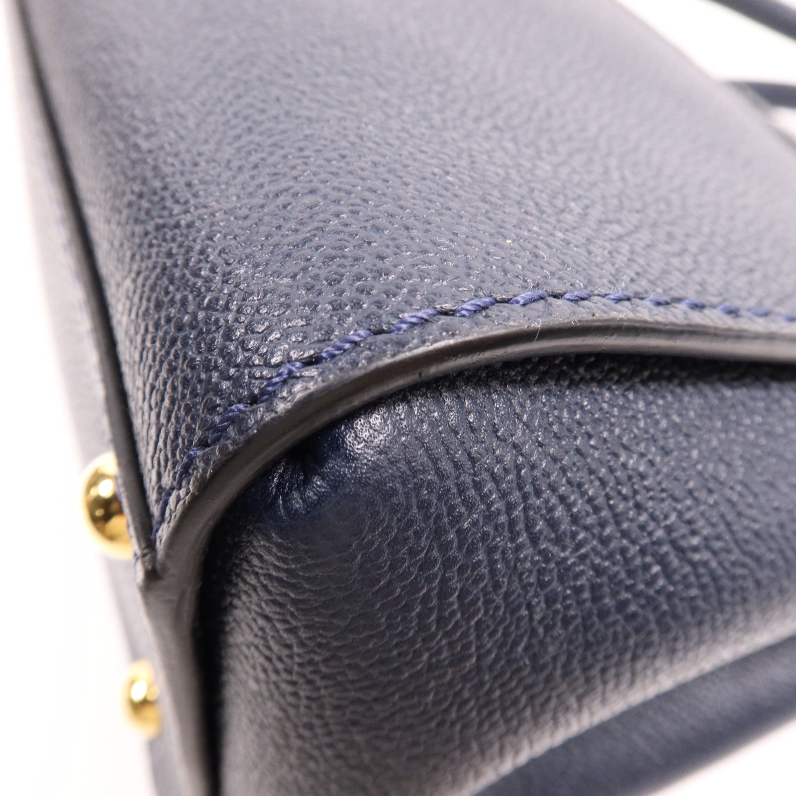 BURBERRY 牛皮皮革2Way Shoulder金扣手挽肩背兩用袋