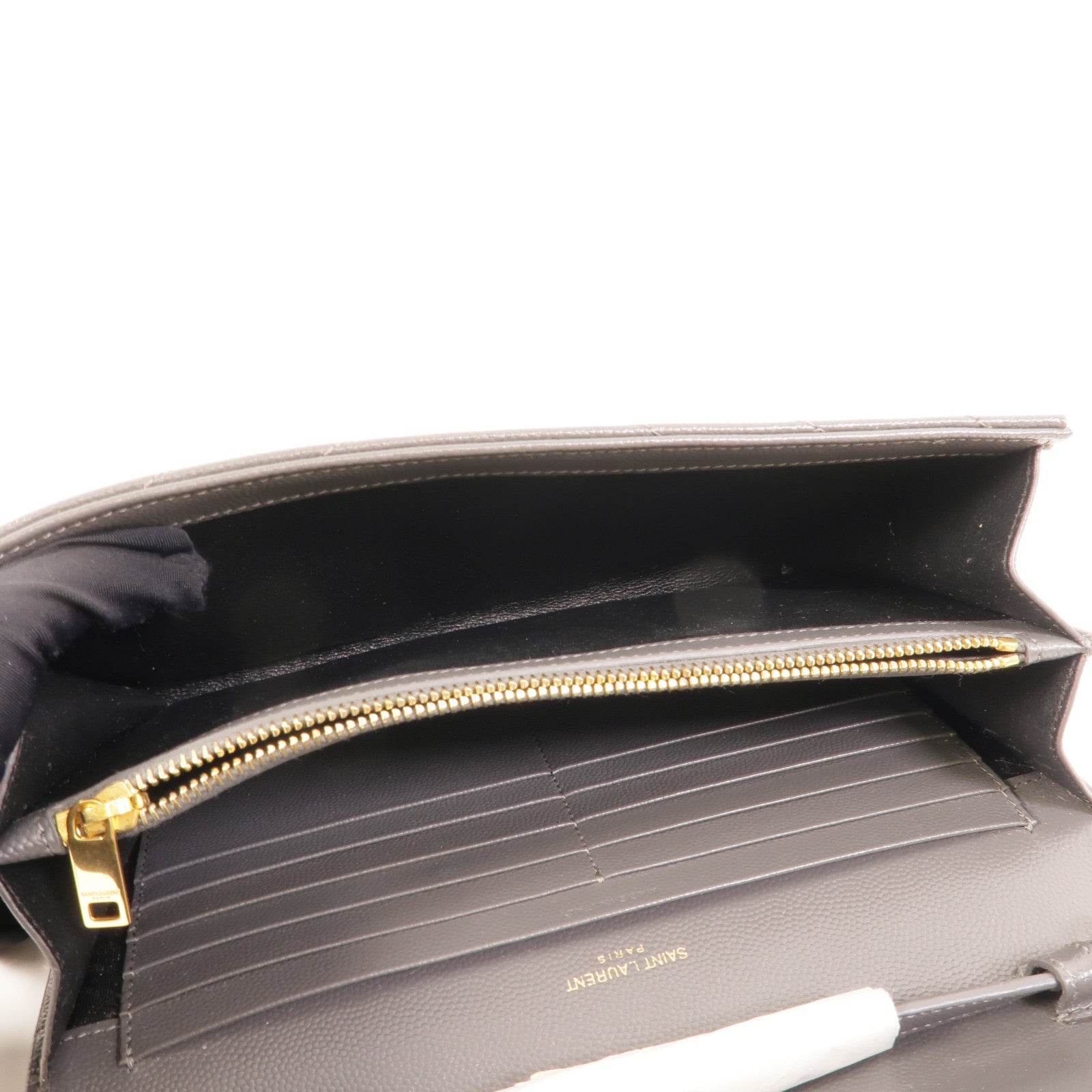 SAINT LAURENT 牛皮皮革Cassandre Envelope肩背袋
