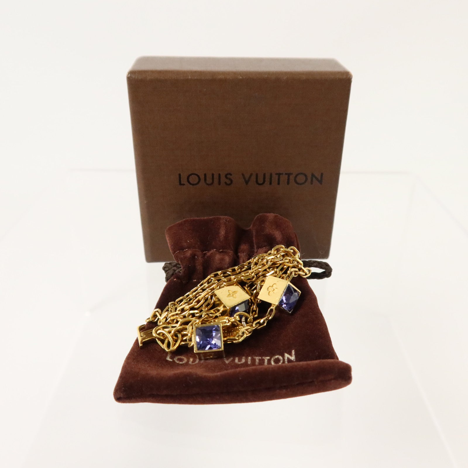 LOUIS VUITTON 金屬/PVC Collier Gamble Necklace項鏈