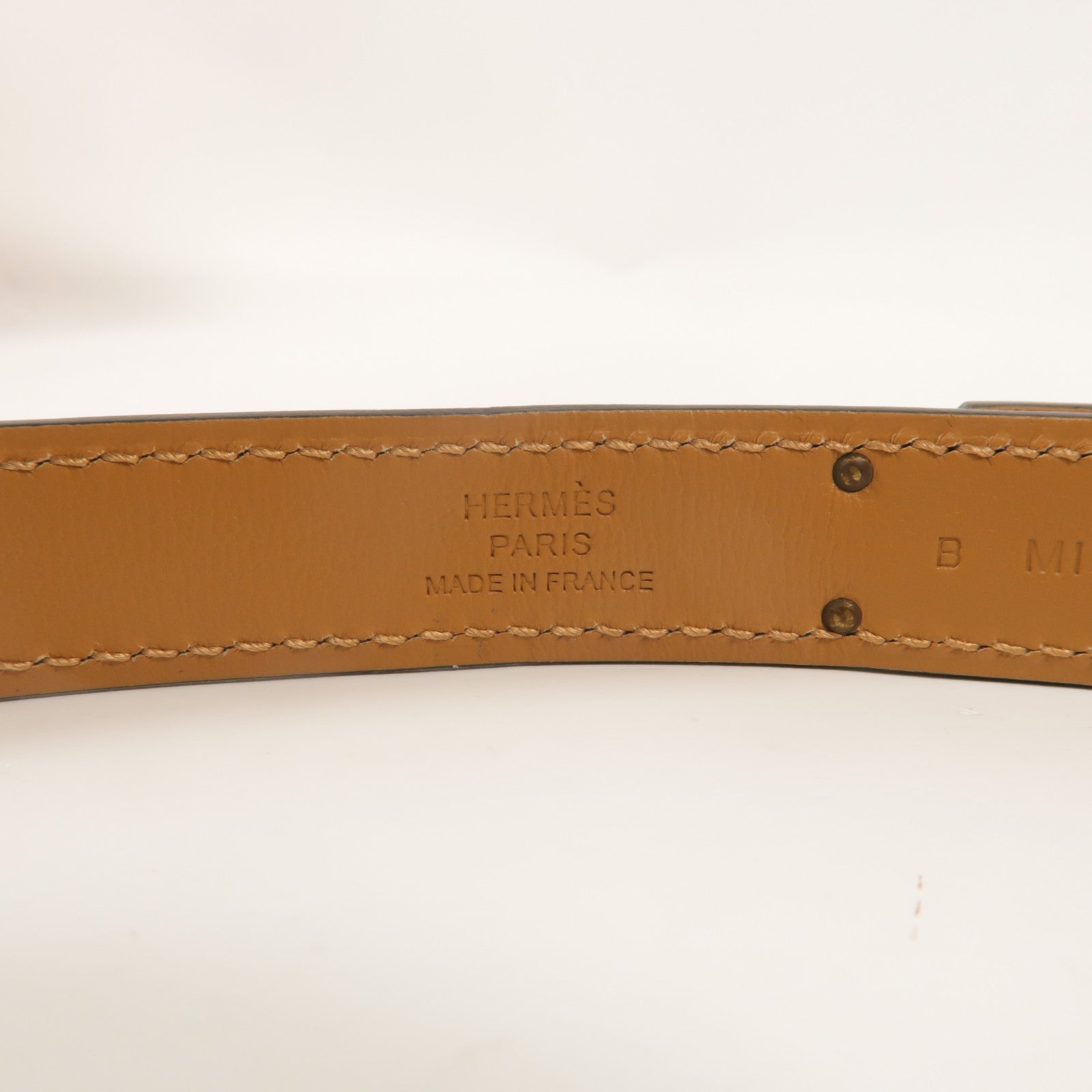 HERMES 【激減優惠】Epsom皮革Kelly Pocket 18 Belt皮帶Noir