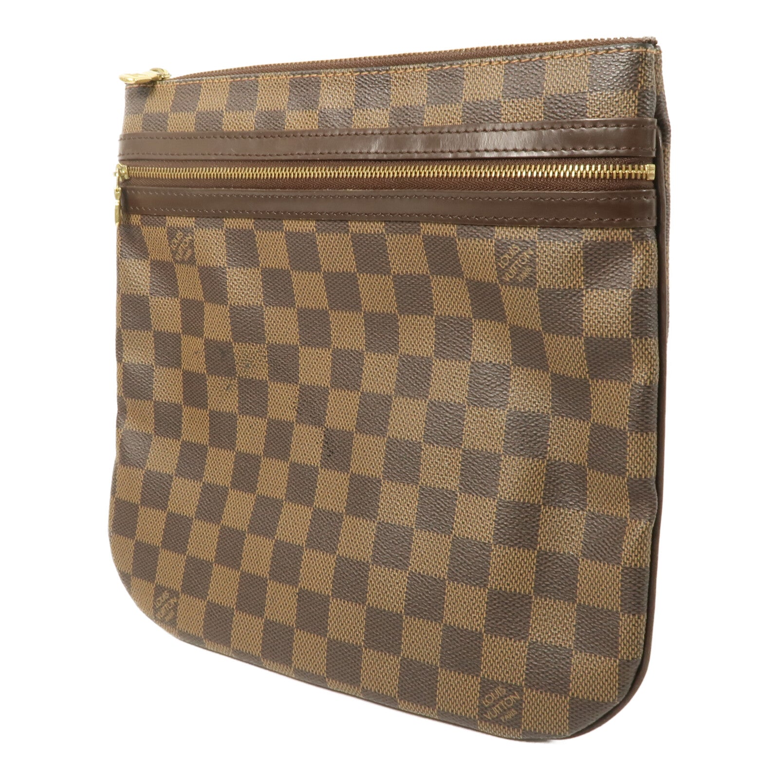 LOUIS VUITTON Damier Pochette Bosphore肩背袋